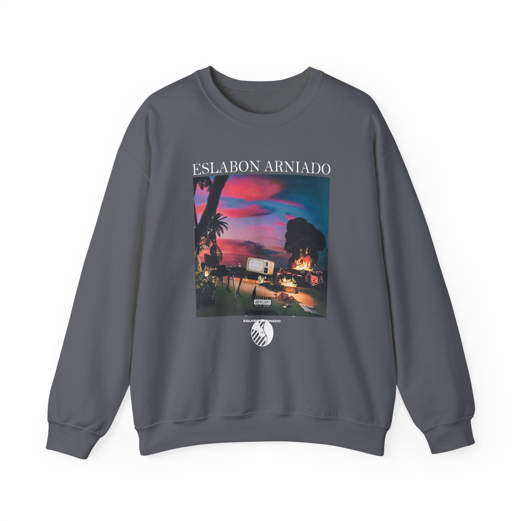 Eslabon Armado Nostalgia Album Unisex Heavy Blendâ„¢ Crewneck Sweatshirt