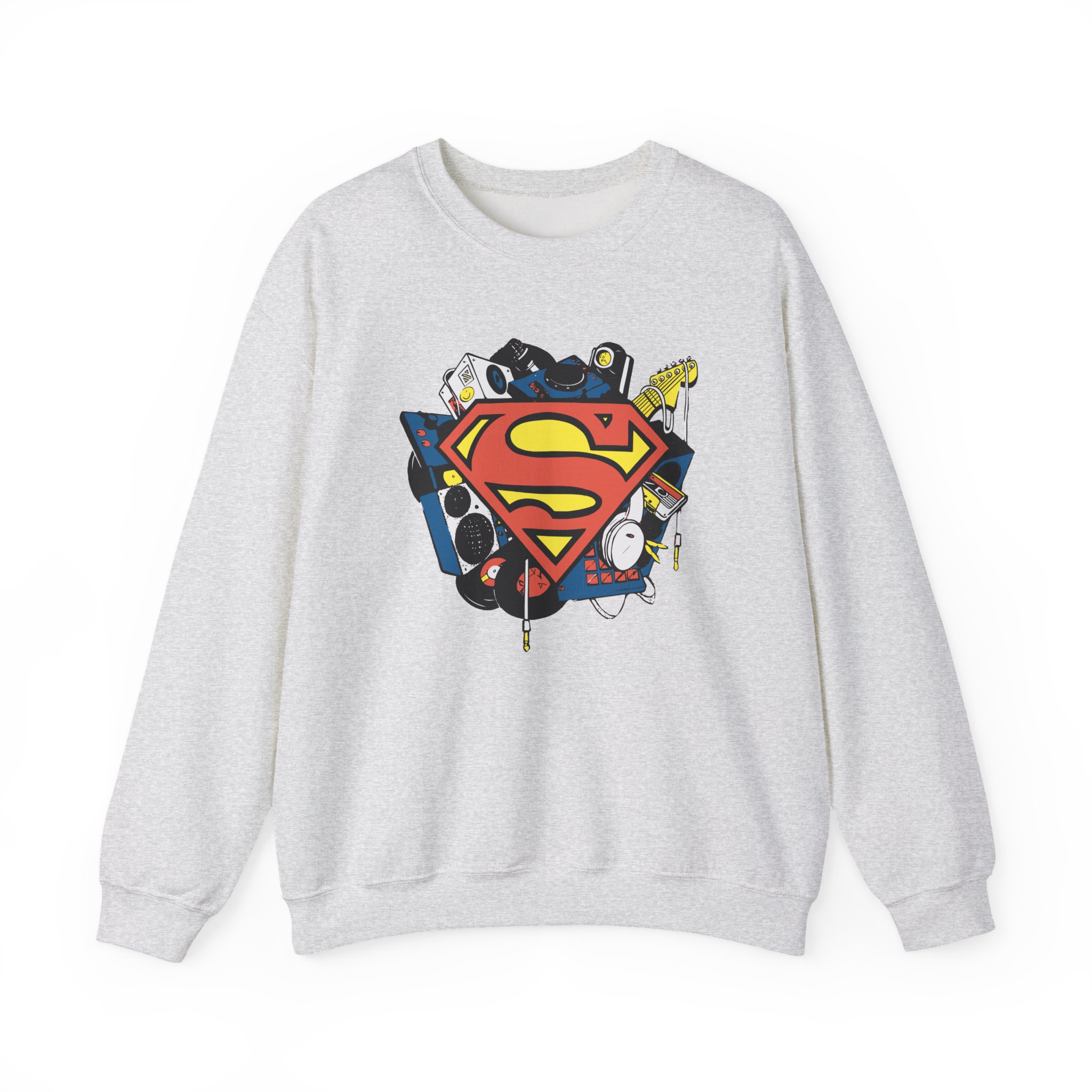 Kaskade X Superman Musician Unisex Heavy Blendâ„¢ Crewneck Sweatshirt