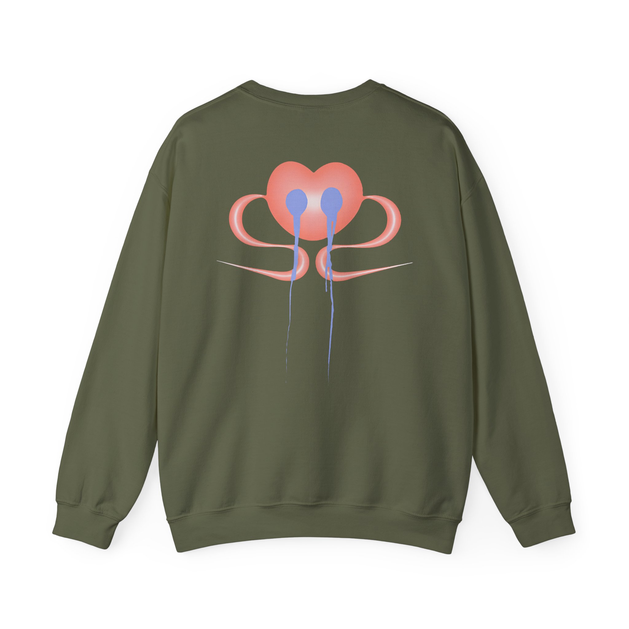 Nina Chuba Heart Unisex Heavy Blendâ„¢ Crewneck Sweatshirt
