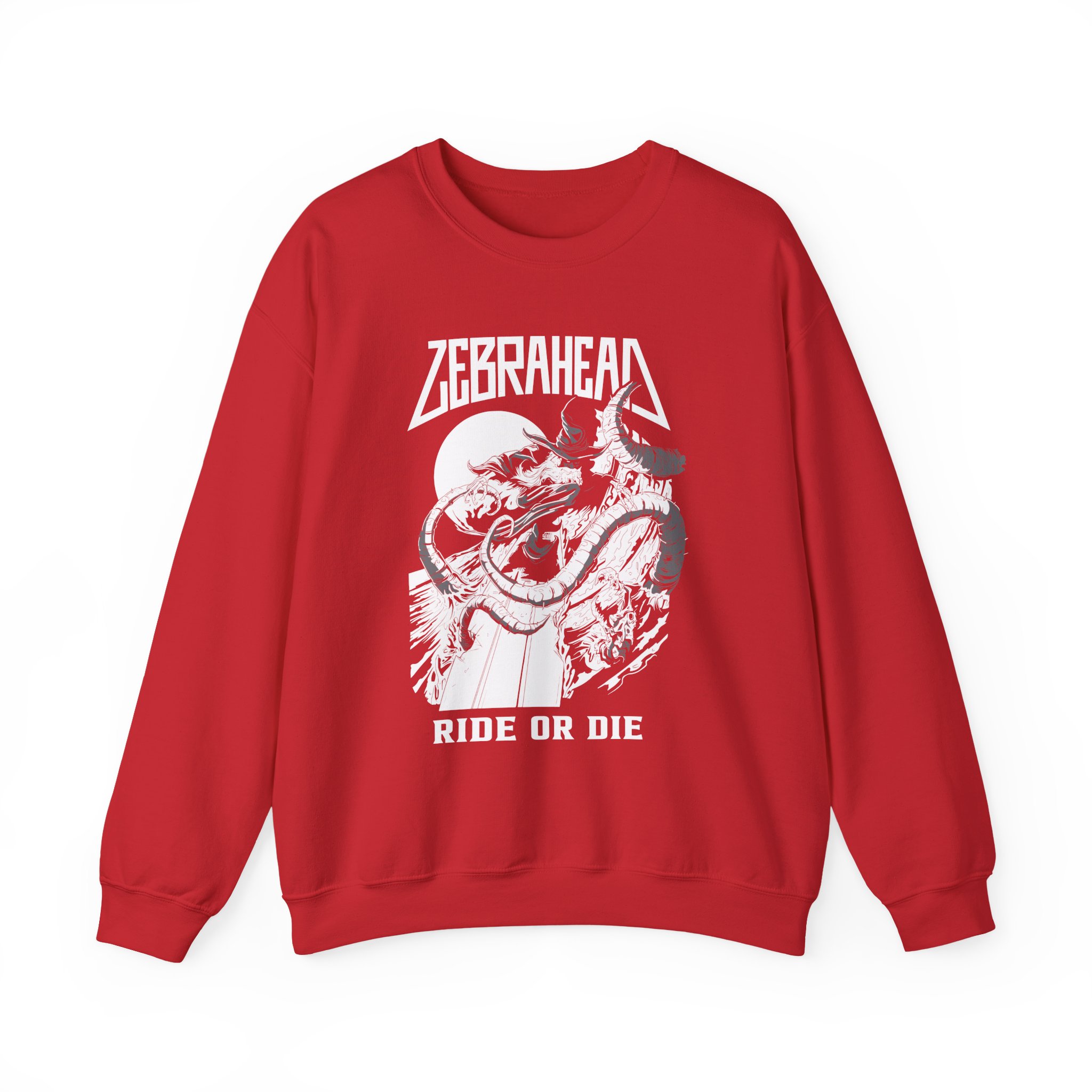 Zebrahead Ride or Die Unisex Heavy Blendâ„¢ Crewneck Sweatshirt