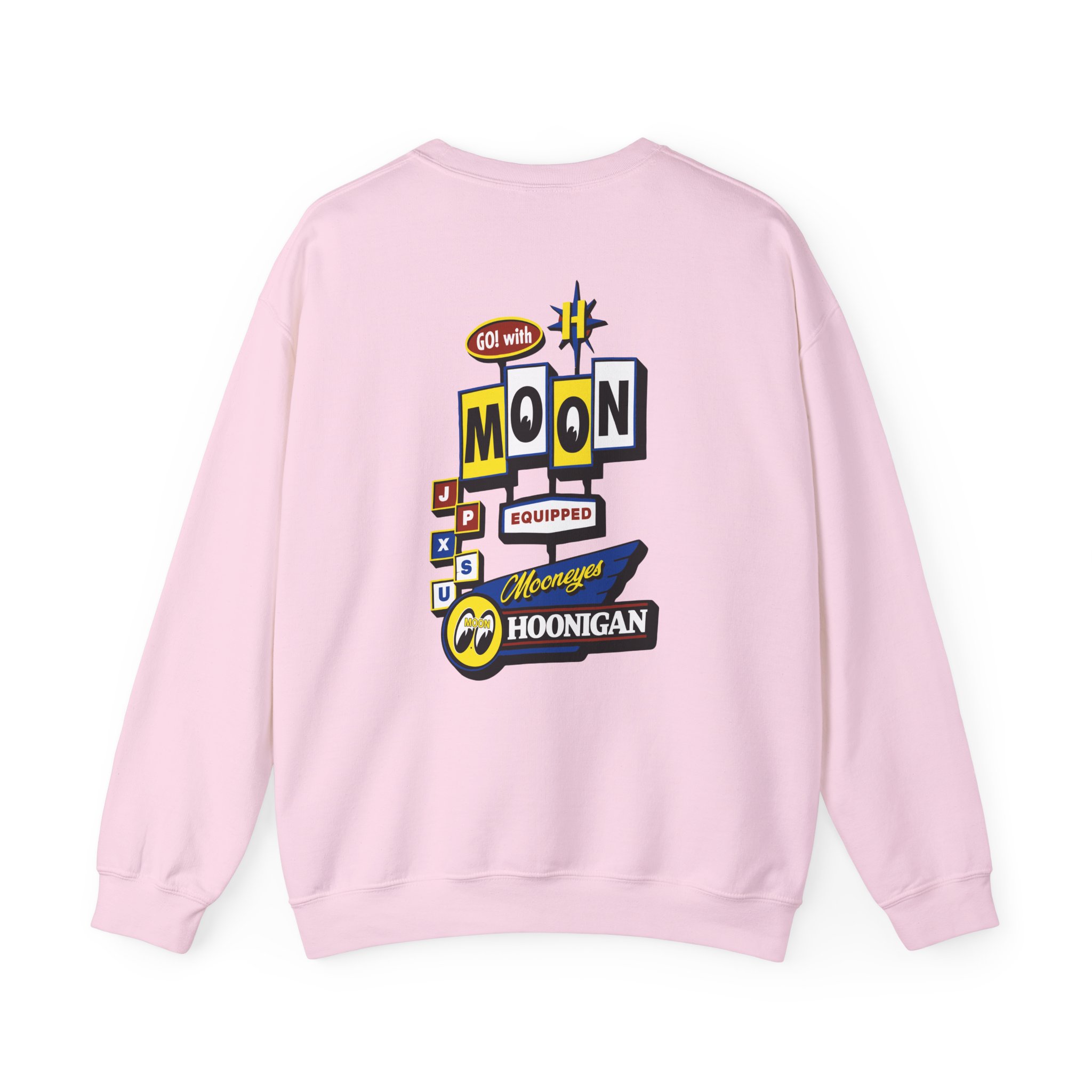 Ken Block Hoonigan X Mooneyes Moonmotel Unisex Heavy Blendâ„¢ Crewneck Sweatshirt