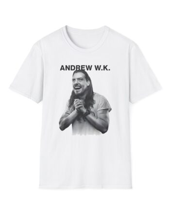 Andrew Wk Happy Unisex Softstyle T-Shirt