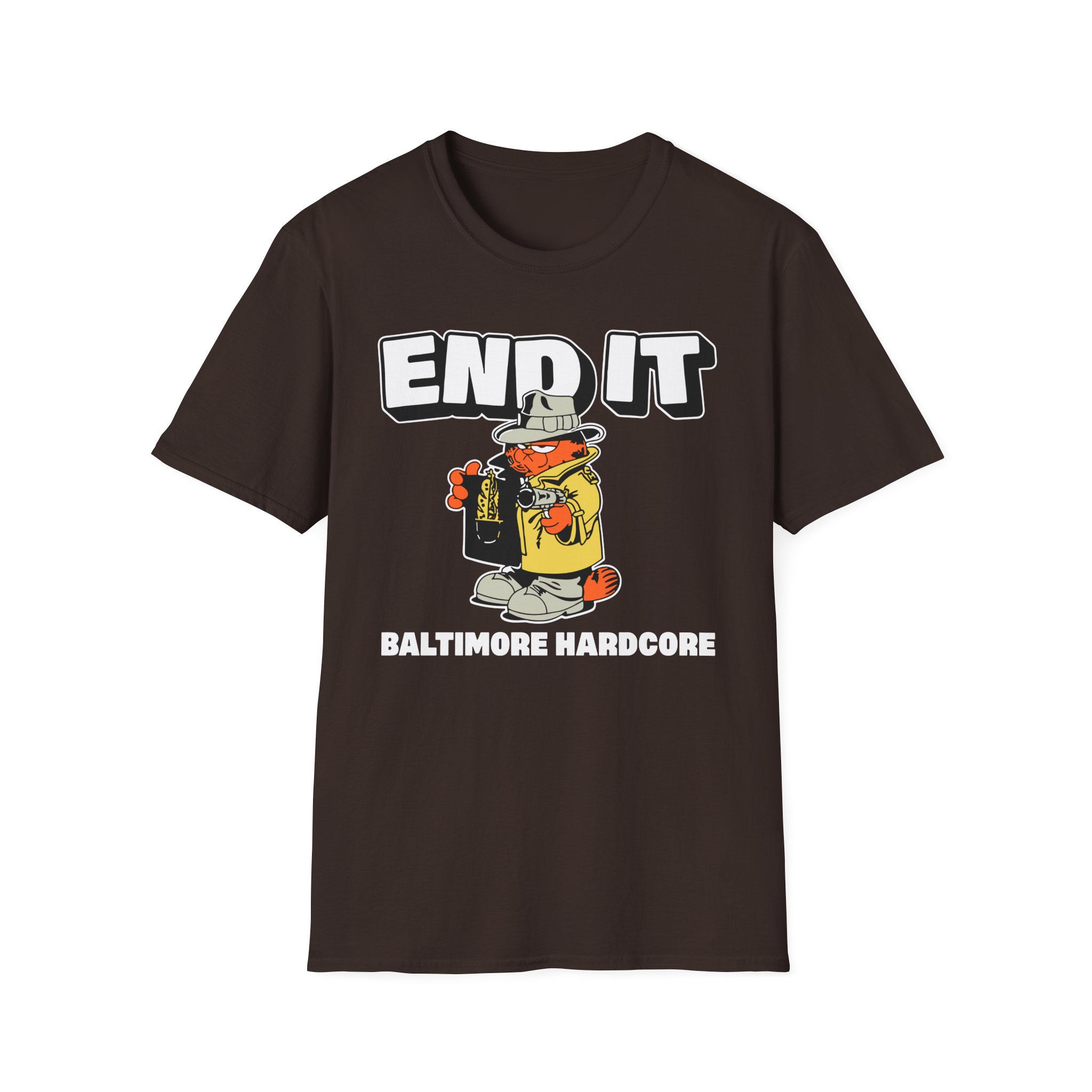 End It Baltimore Hardcore Unisex Softstyle T-Shirt