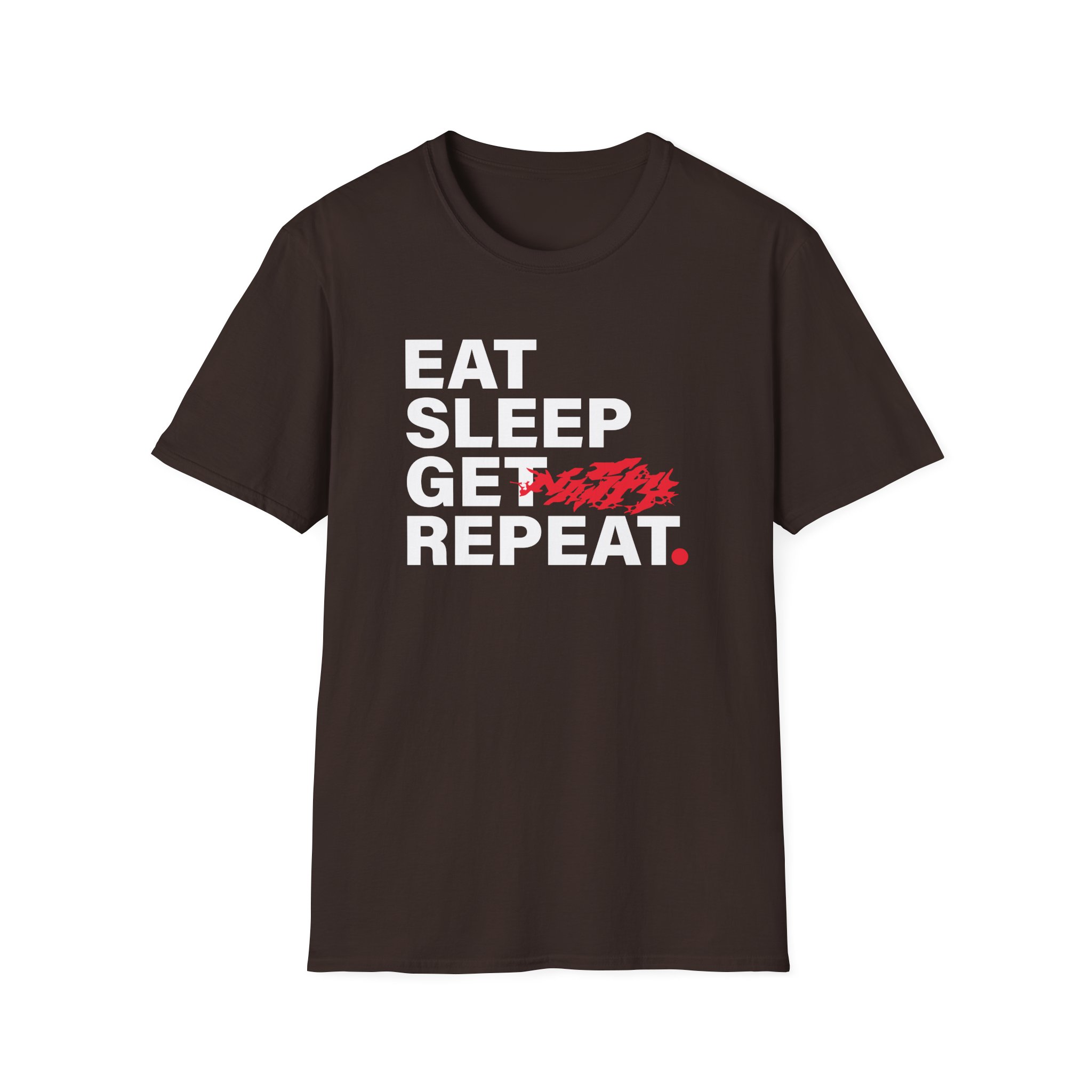 Nasty Eat Sleep Get Repeat Unisex Softstyle T-Shirt