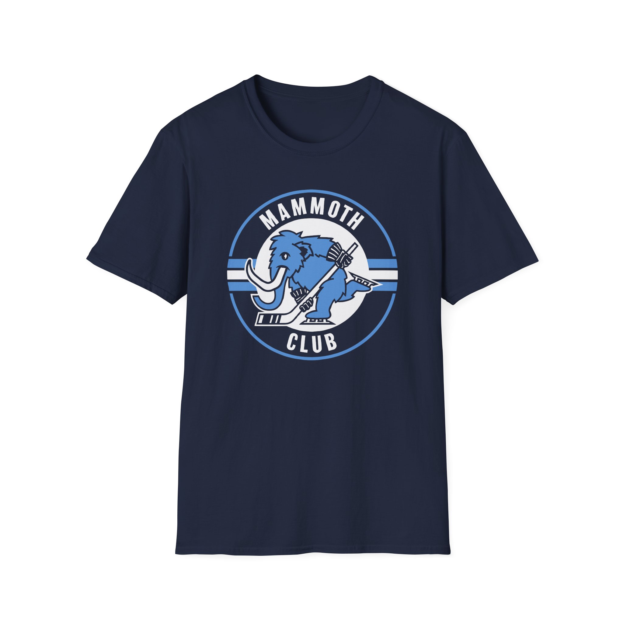 Mammoth Club Hockey Logo Unisex Softstyle T-Shirt