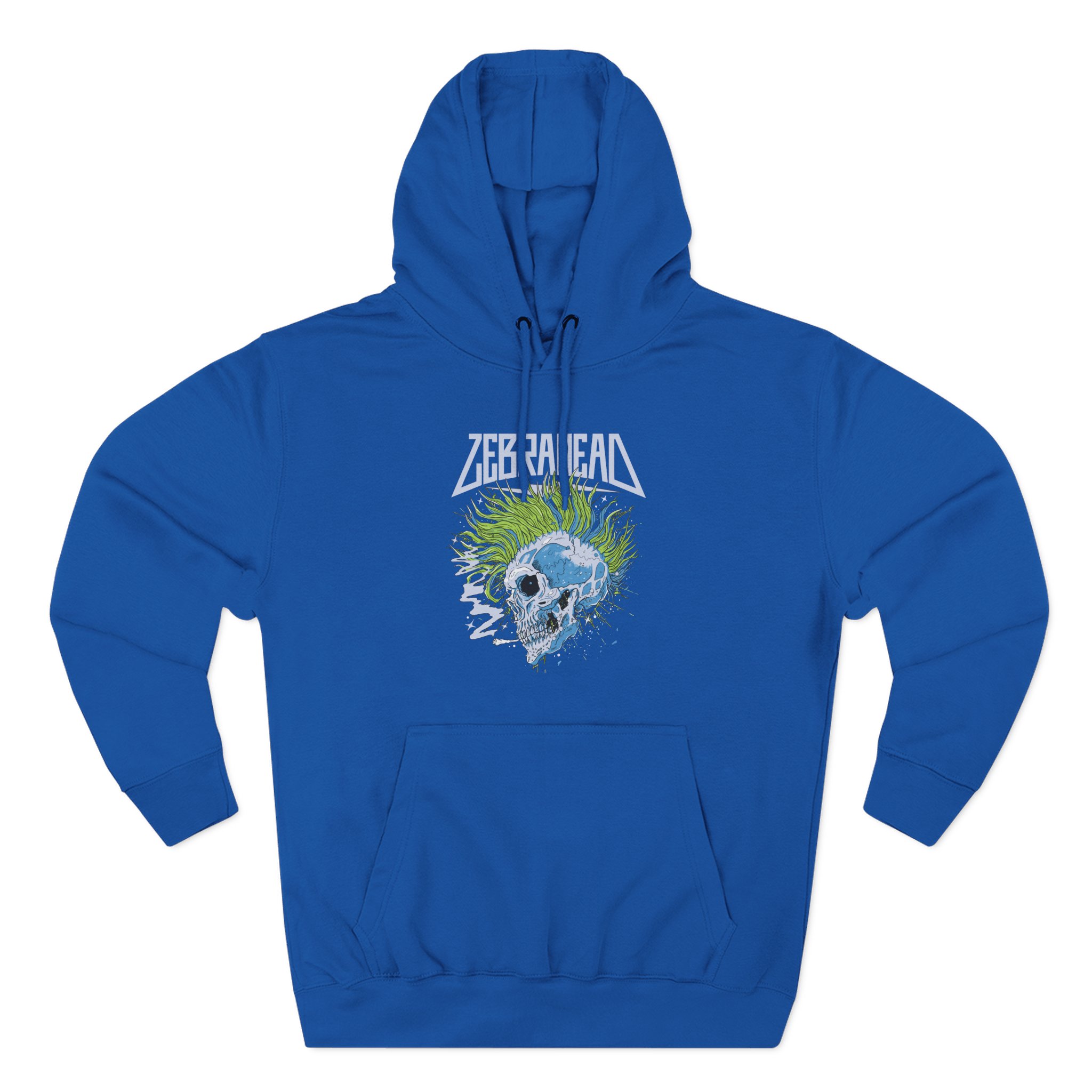 Zebrahead Skull Three-Panel Fleece Hoodie