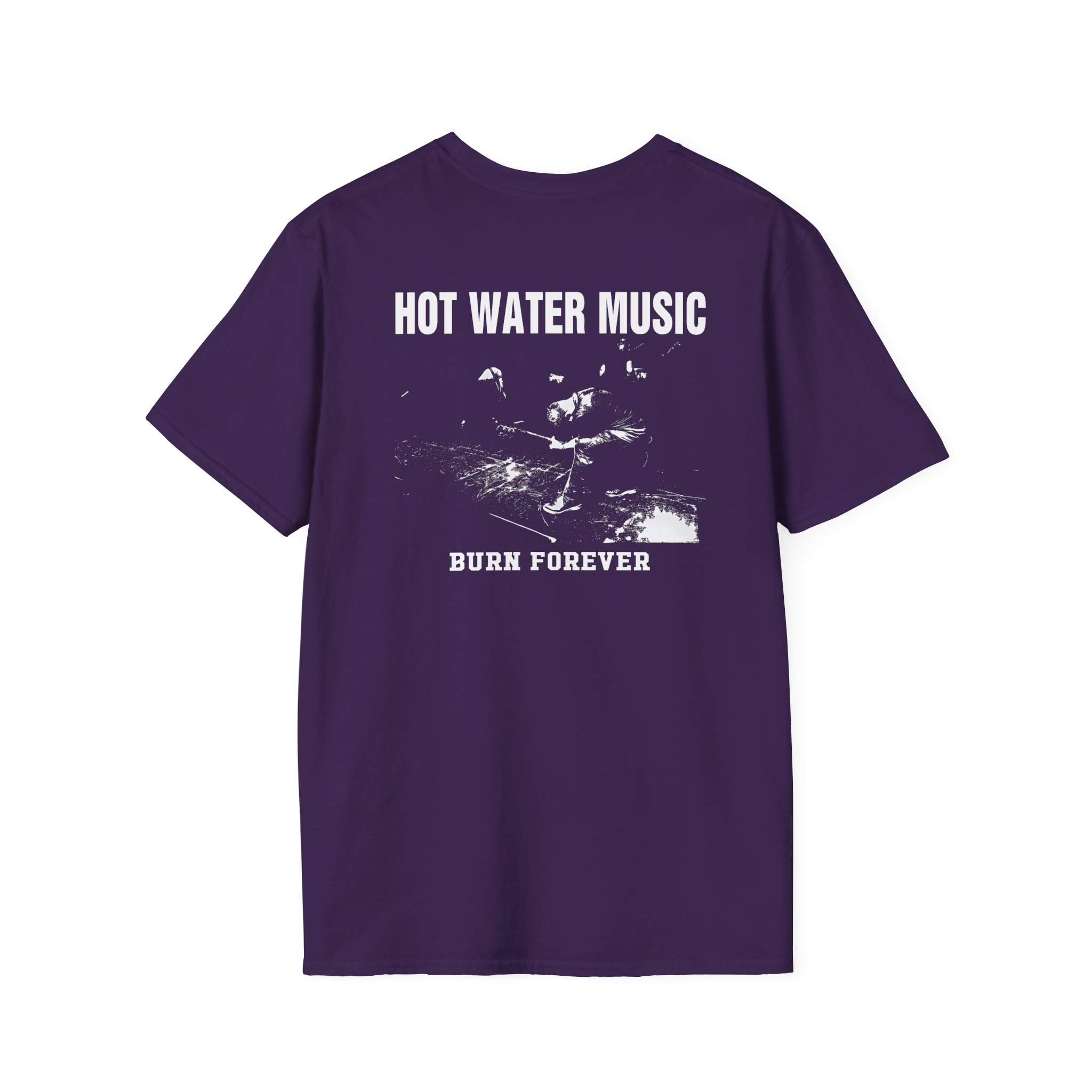 Hot Water Music Burn Forever Unisex Softstyle T-Shirt