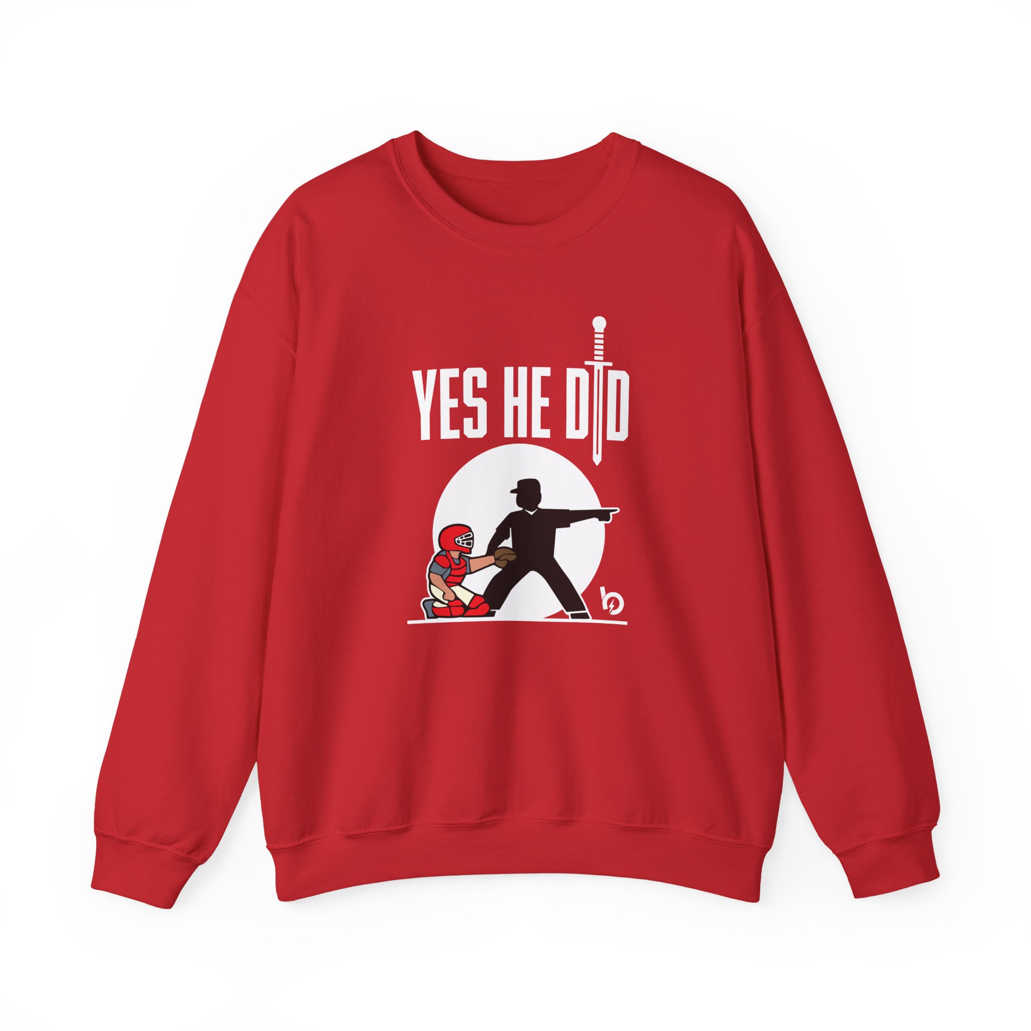 Trevor Bauer Yes He Did Unisex Heavy Blendâ„¢ Crewneck Sweatshirt