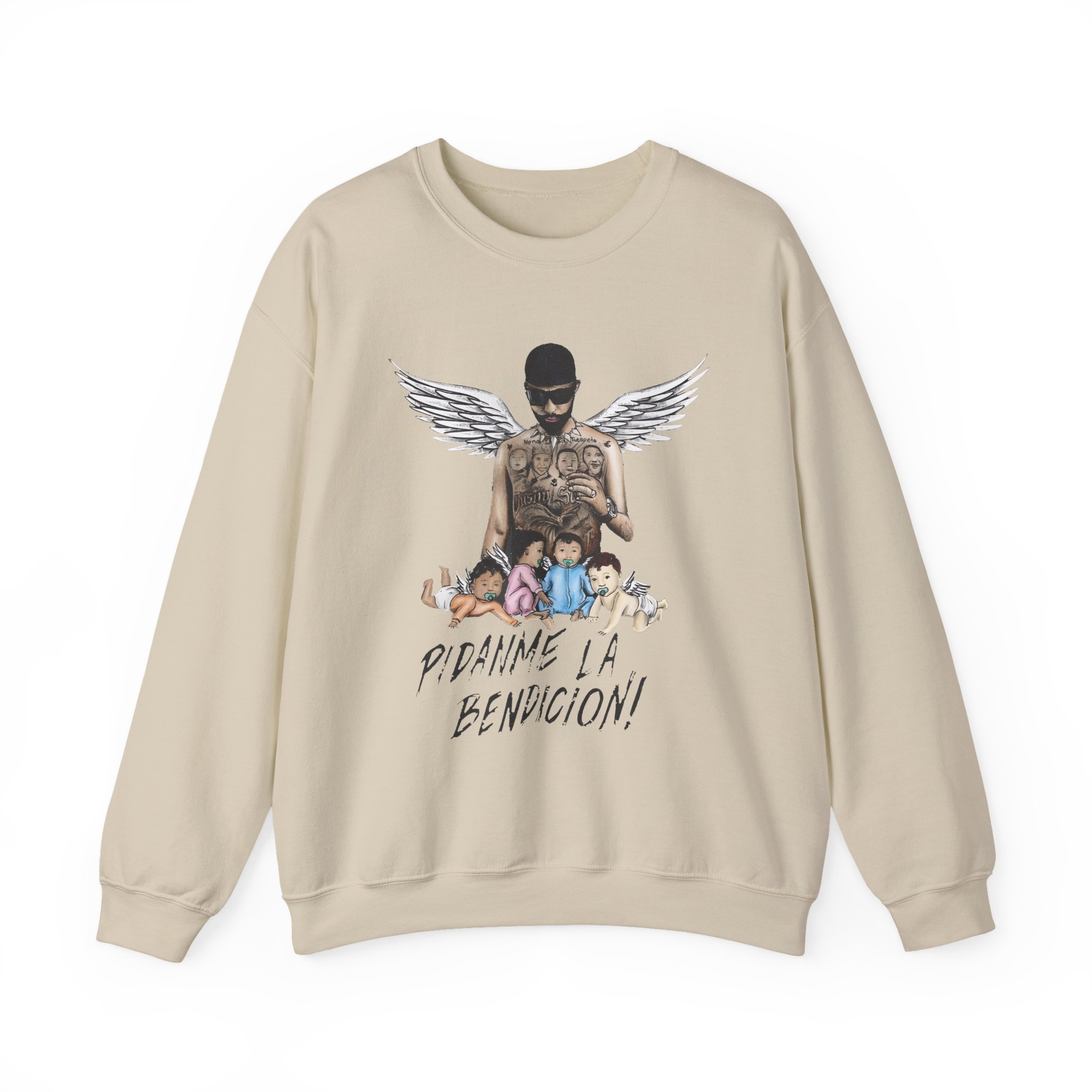Arcangel Pidanme La Bendicion Unisex Heavy Blendâ„¢ Crewneck Sweatshirt