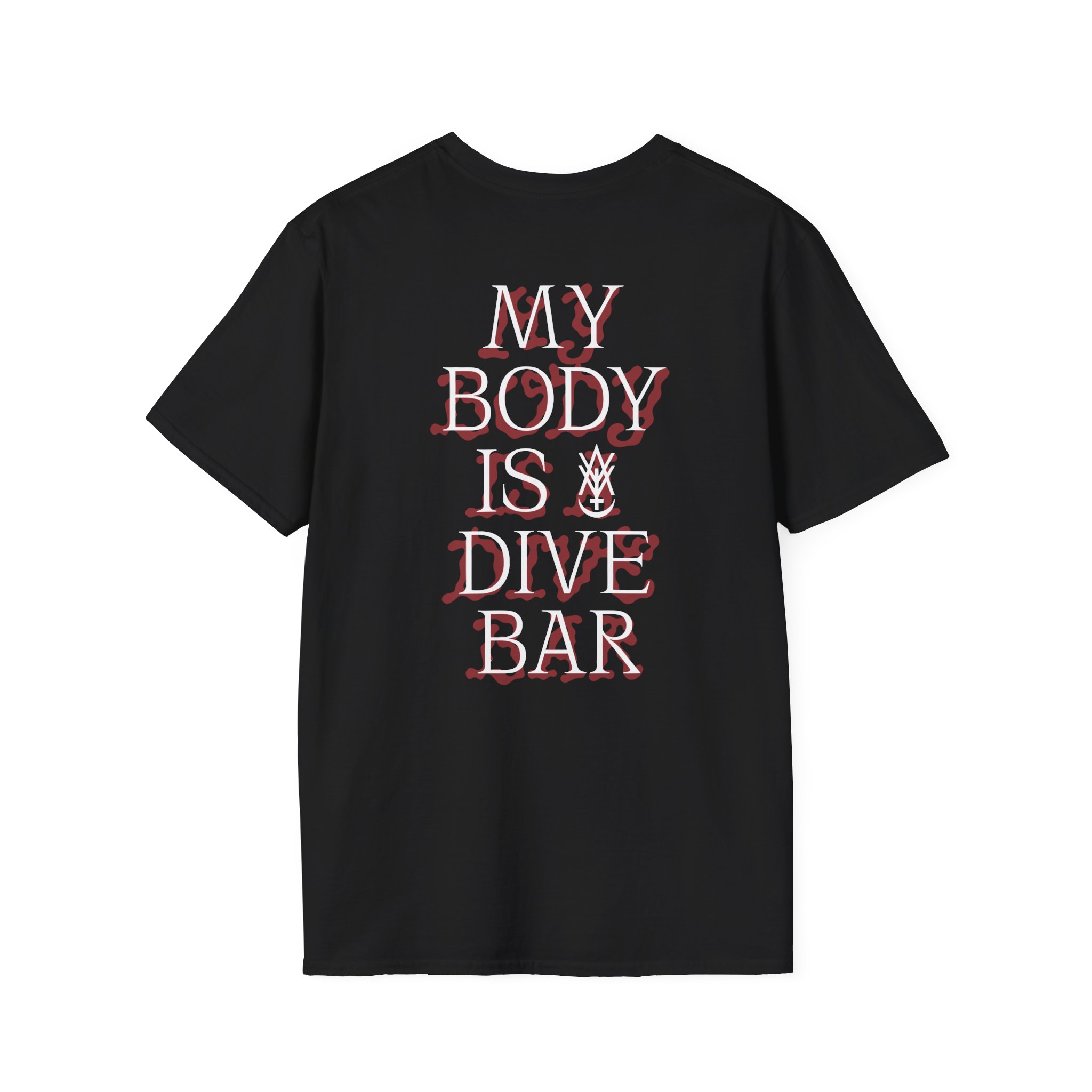 Amigo The Devil MY BODY IS DIVE BAR Unisex Softstyle T-Shirt