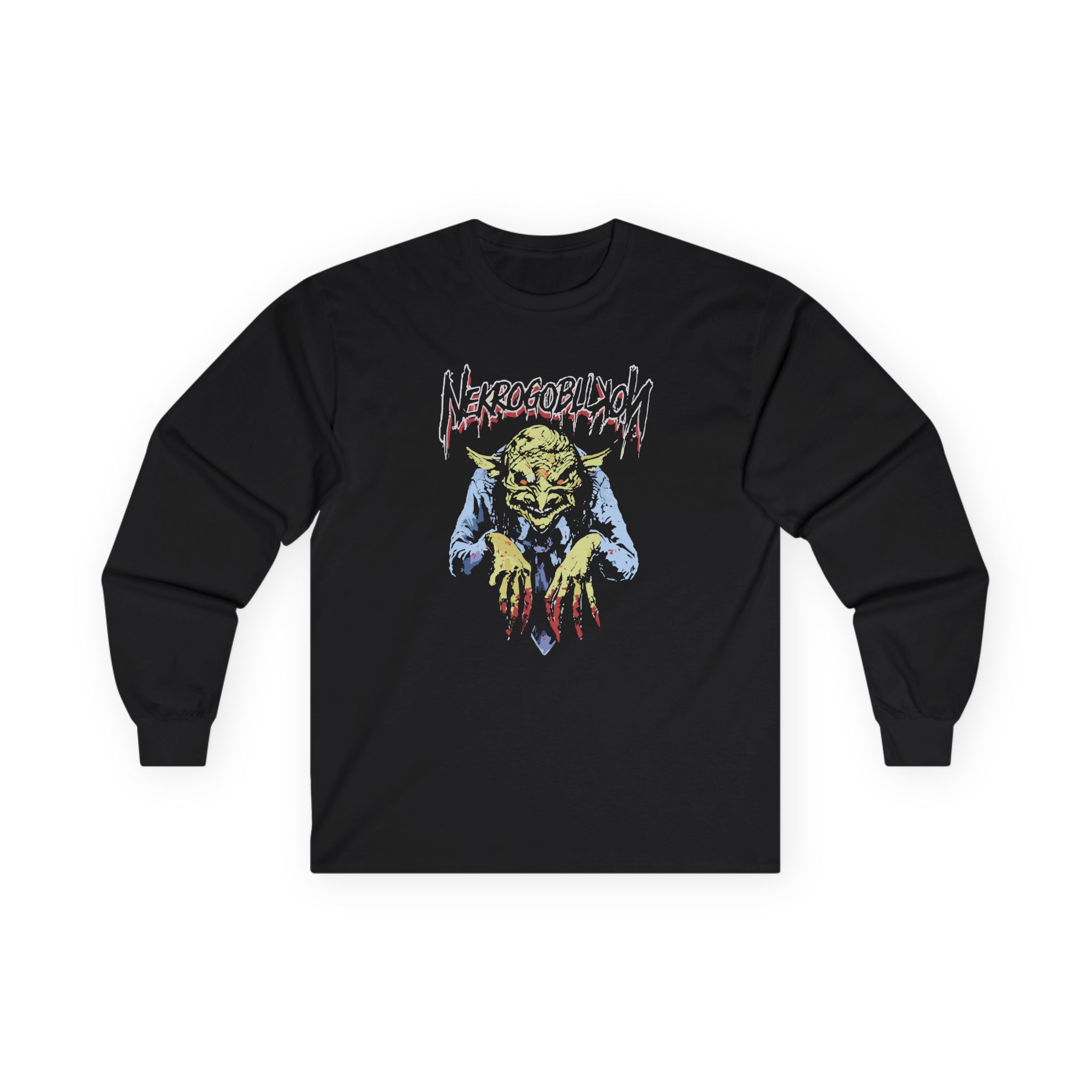Nekrogoblikon Bloody Fingers Unisex Ultra Cotton Long Sleeve Tee