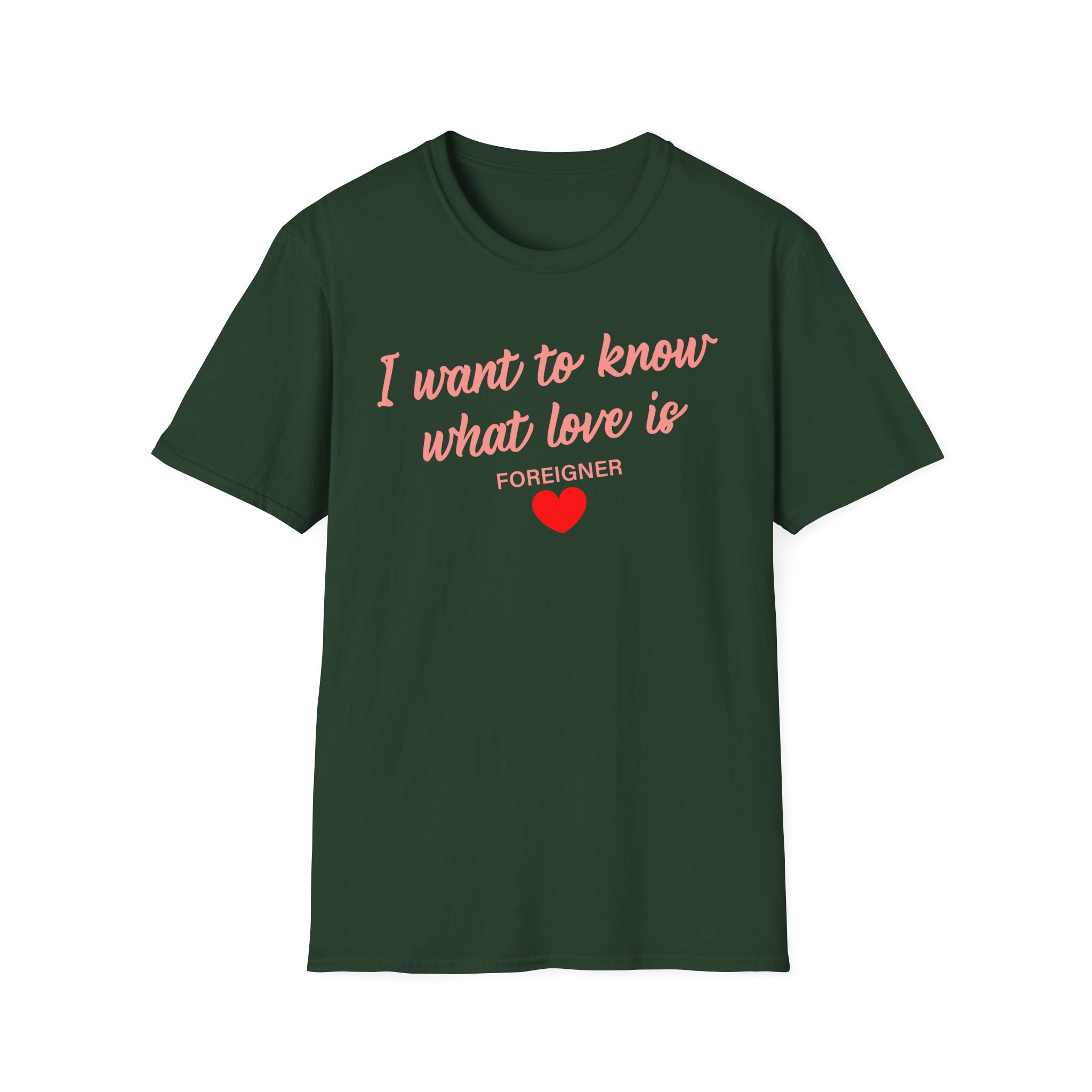 Foreigner I Want to Know What Love is Unisex Softstyle T-Shirt