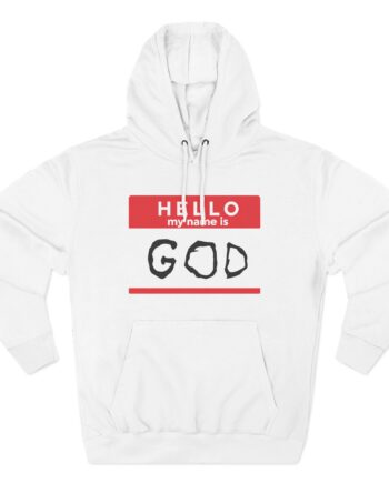 Aphex Twin Hello My Name is God Three-Panel Fleece Hoodie