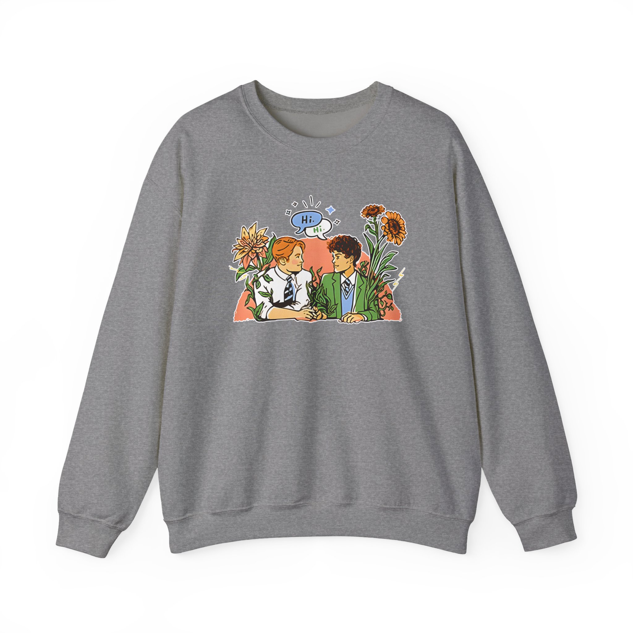 Heartstopper Nick & Charlie Unisex Heavy Blendâ„¢ Crewneck Sweatshirt
