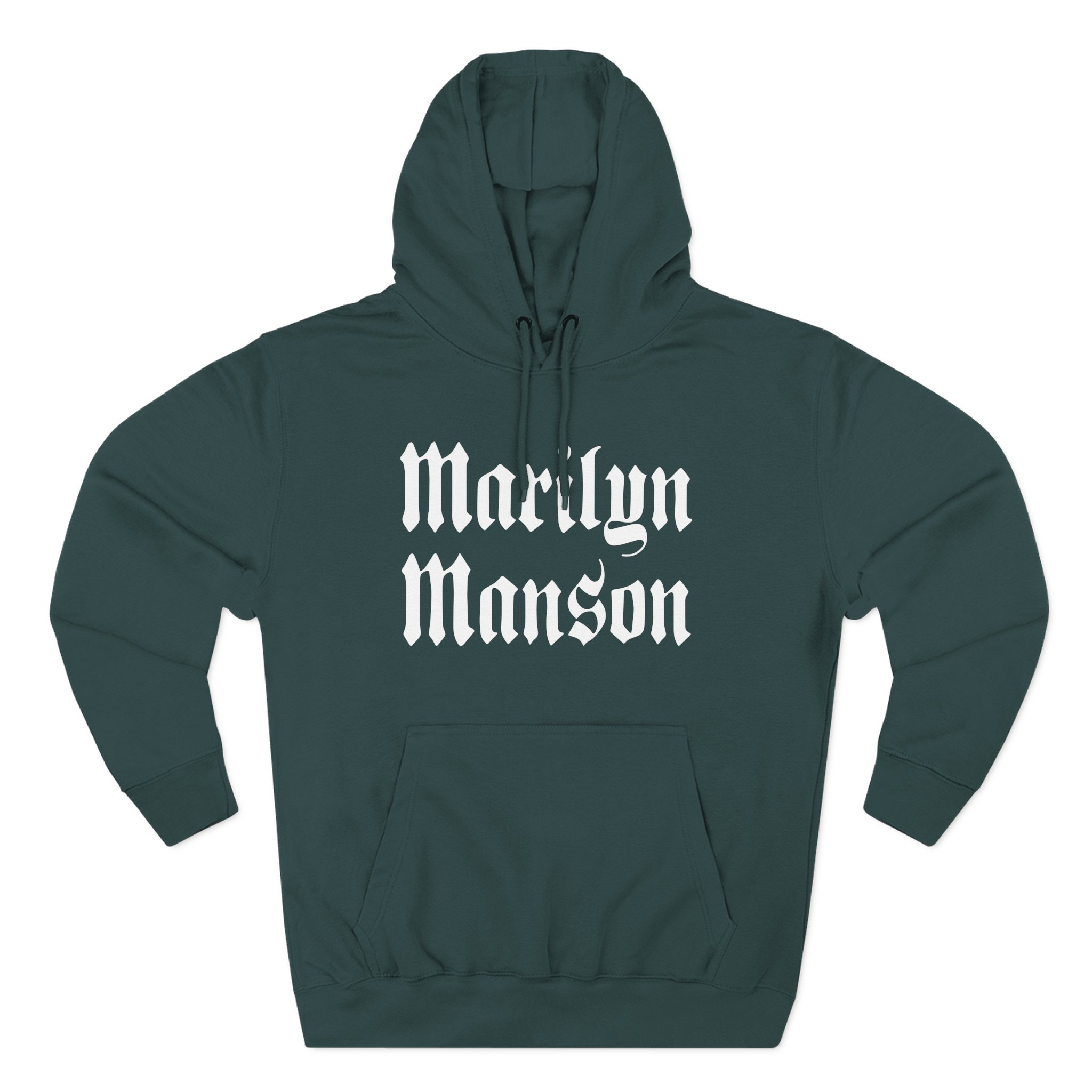 Marilyn Manson Goth Logo Three-Panel Fleece Hoodie