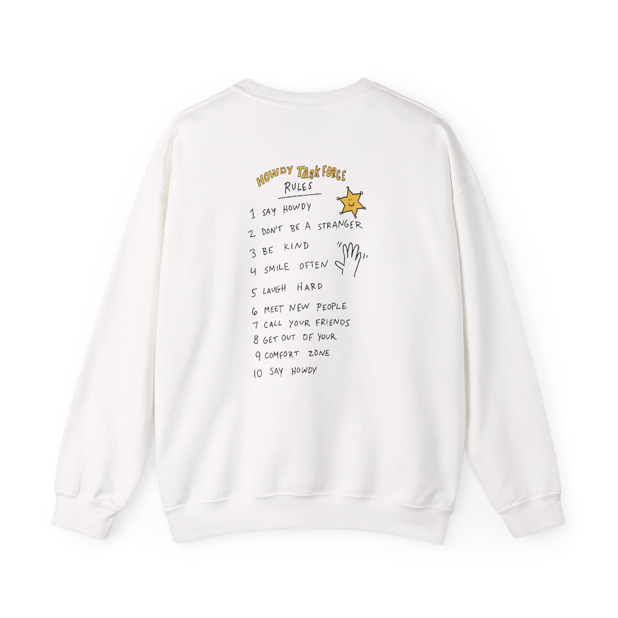 Ryan Trahan Howdy Task Force Unisex Heavy Blendâ„¢ Crewneck Sweatshirt