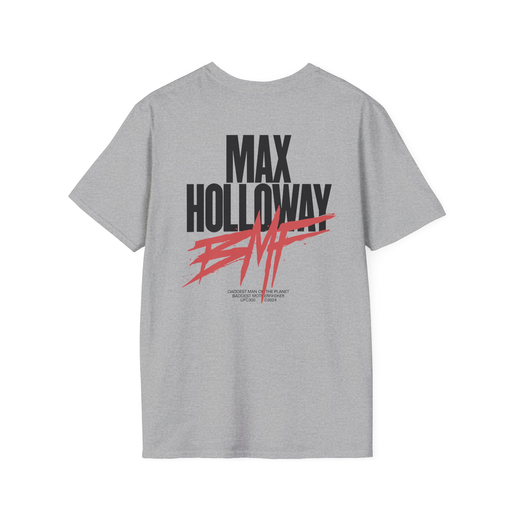 Max Holloway Dmp/bmf Unisex Softstyle T-Shirt