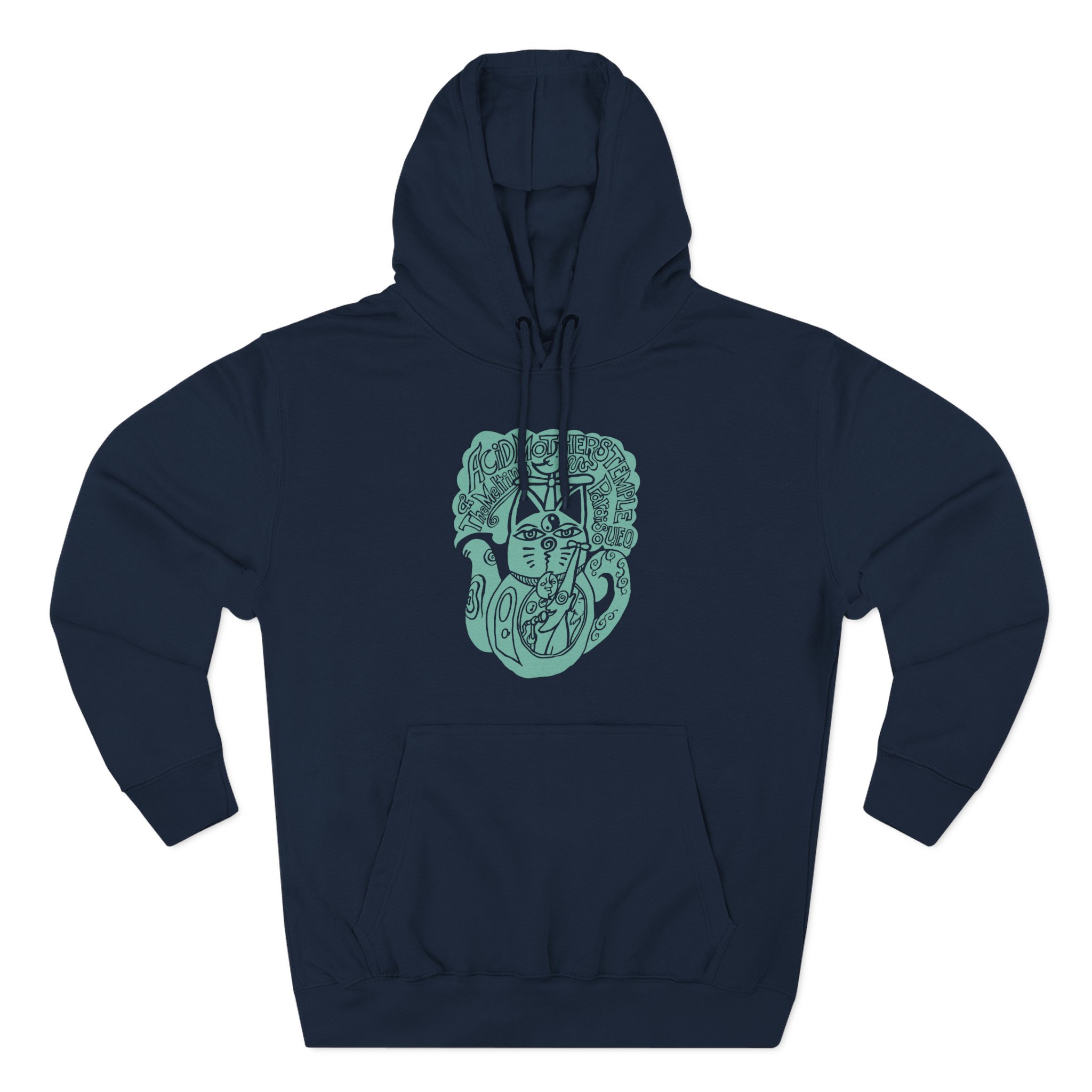 Acid Mothers Temple Teapot Three-Panel Fleece Hoodie