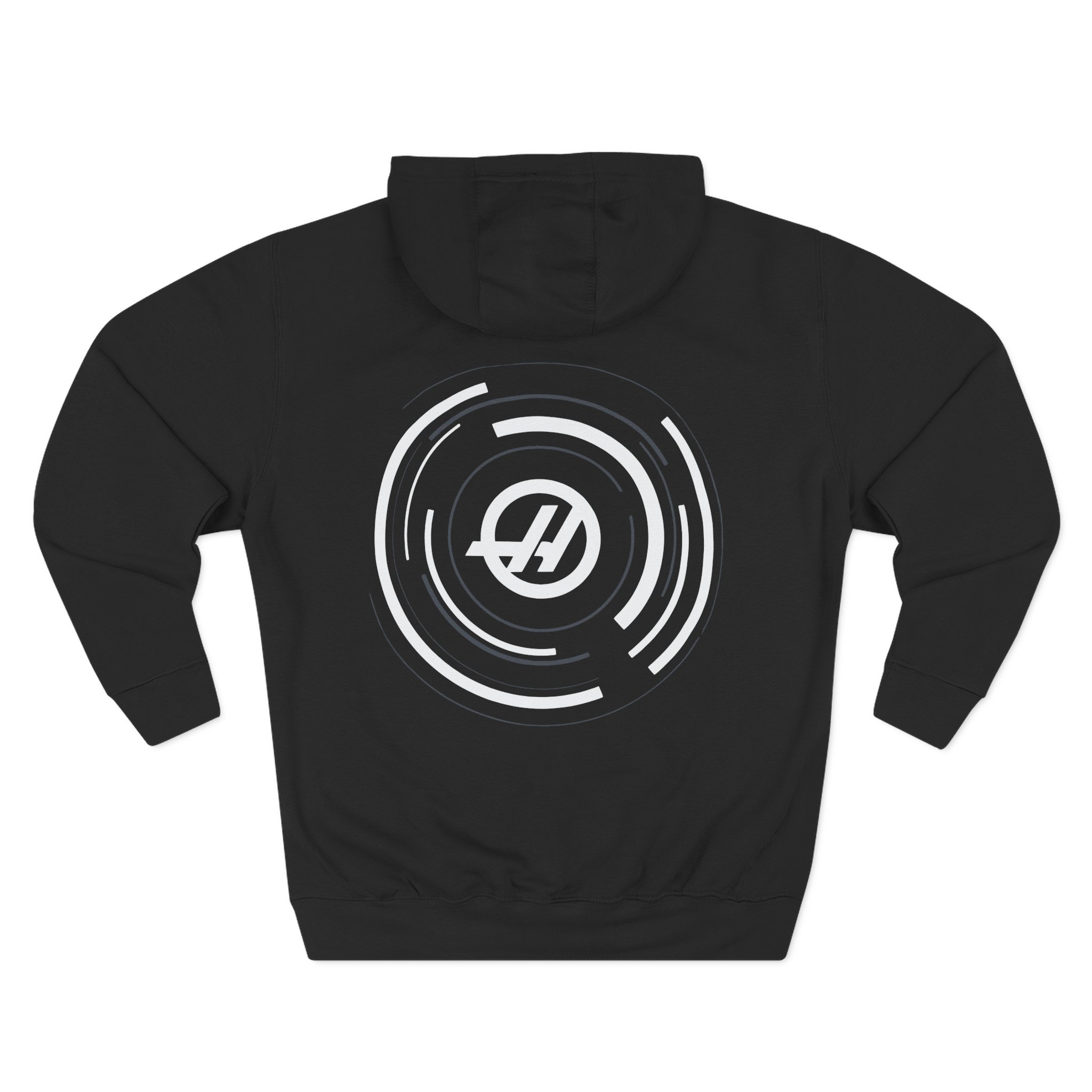 Haas F1 Dynamic Roundel Three-Panel Fleece Hoodie