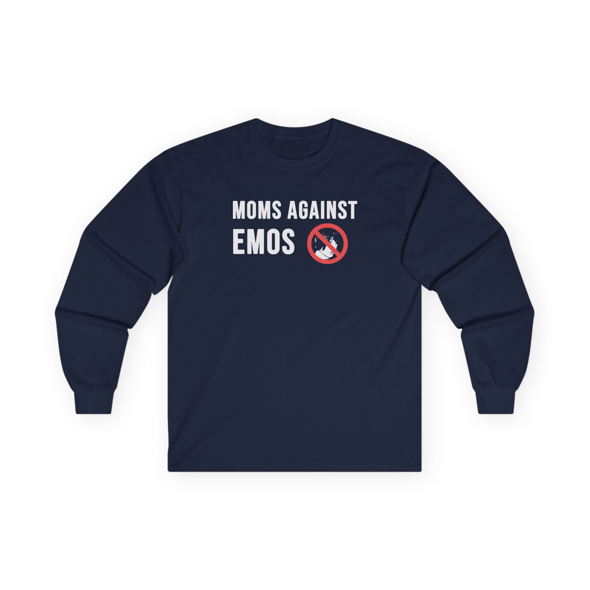 Jake & Johnnie Moms Against Emos Unisex Ultra Cotton Long Sleeve Tee