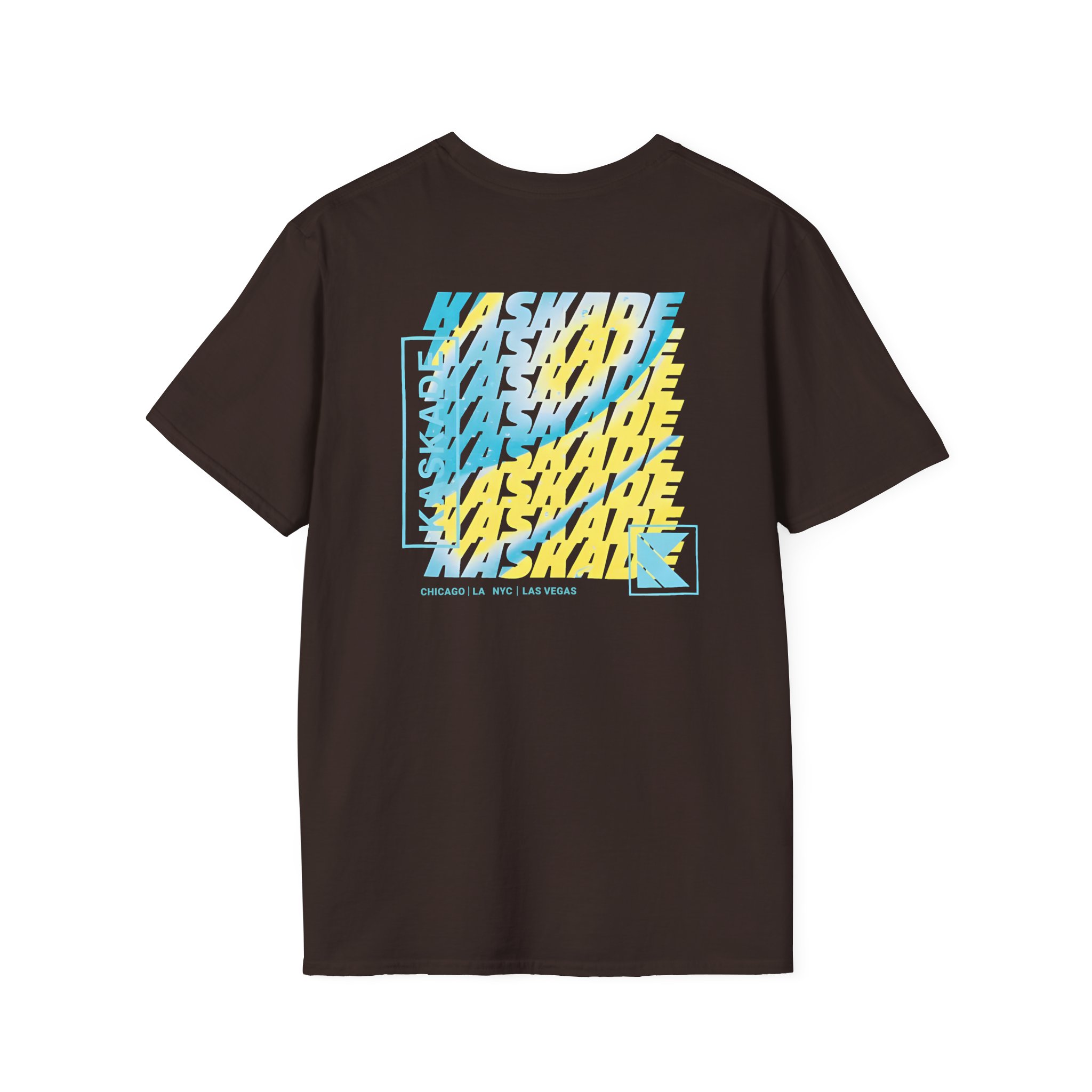 Kaskade Sky Blue Cities Unisex Softstyle T-Shirt