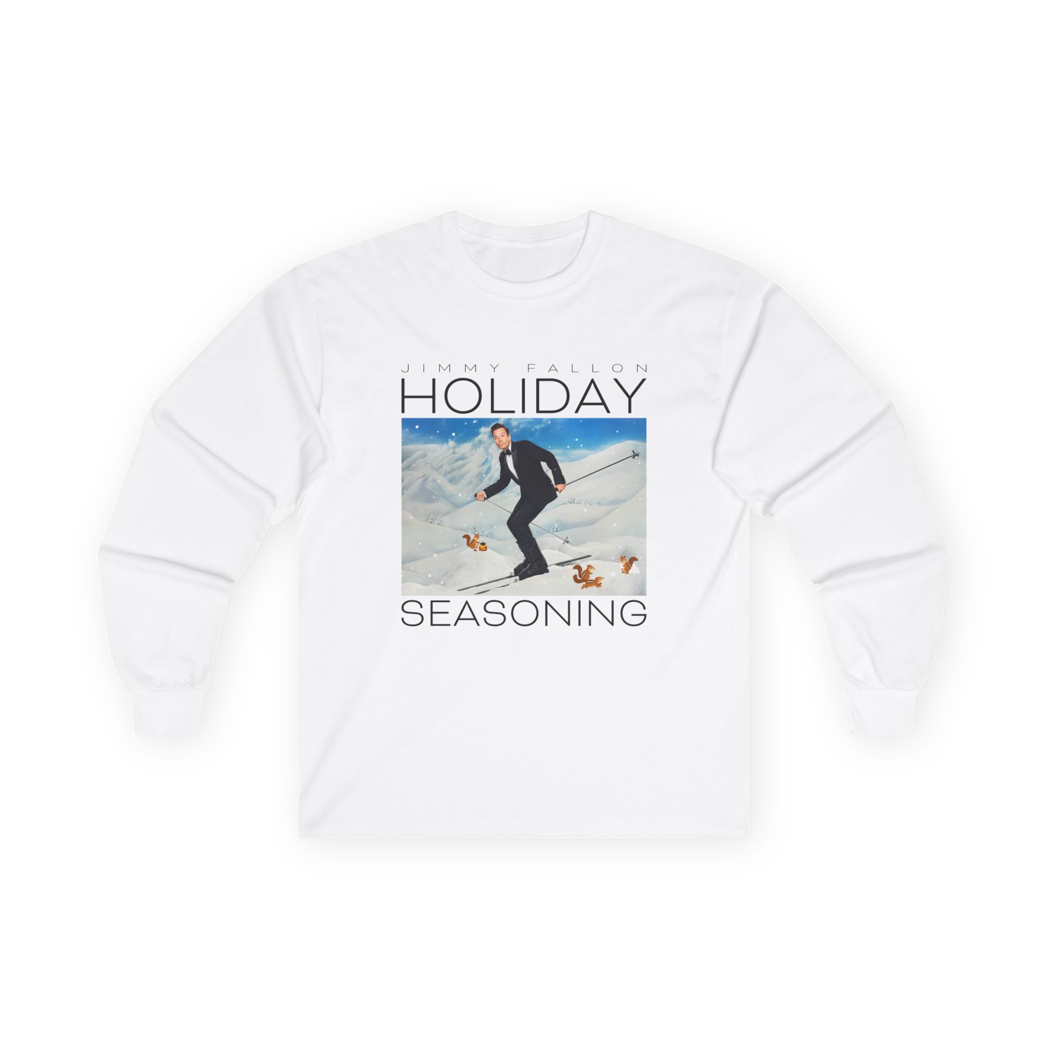 Jimmy Fallon Holiday Seasoning Unisex Ultra Cotton Long Sleeve Tee
