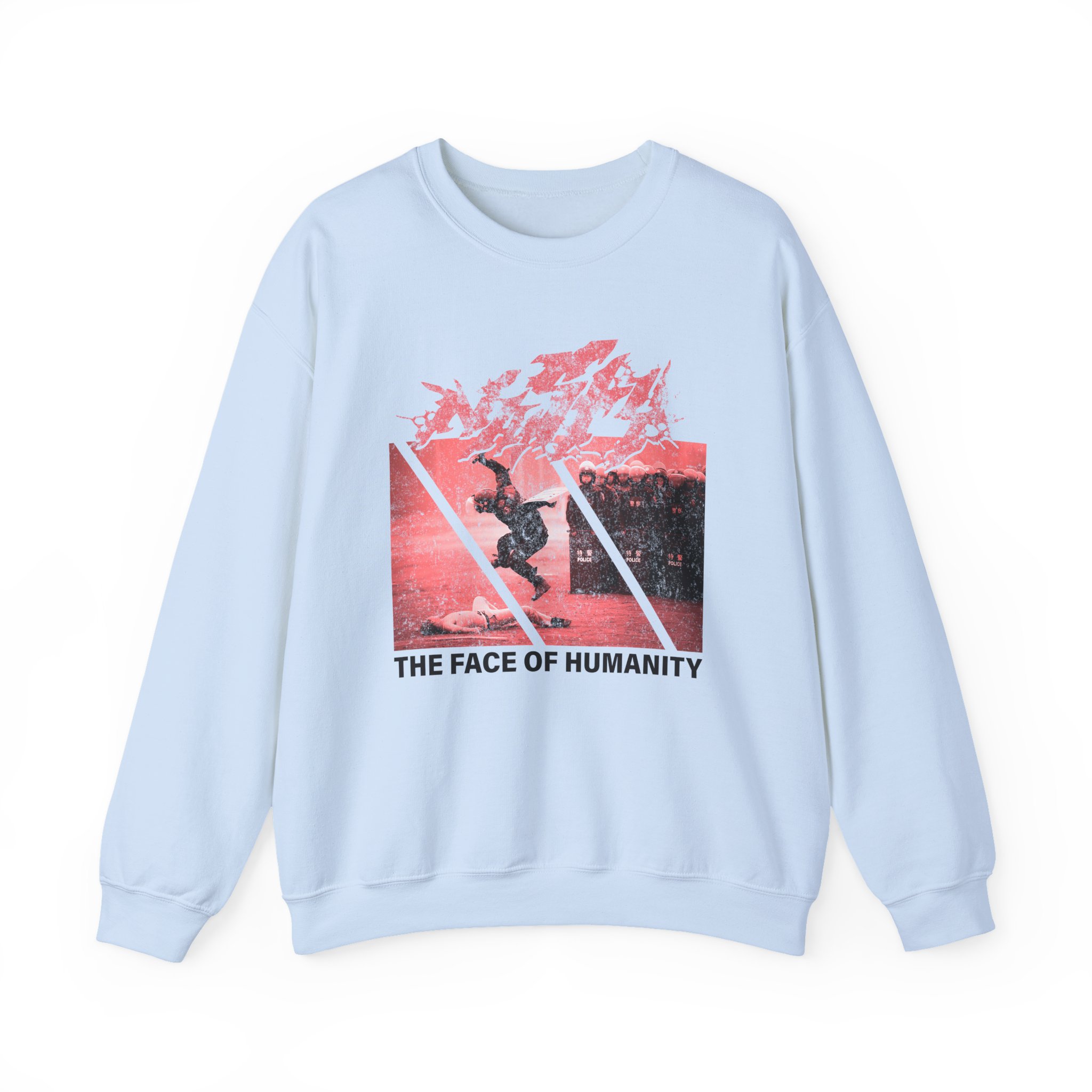 Nasty Face of Humanity Unisex Heavy Blendâ„¢ Crewneck Sweatshirt