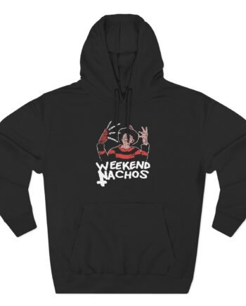 Weekend Nachos Freddy Three-Panel Fleece Hoodie