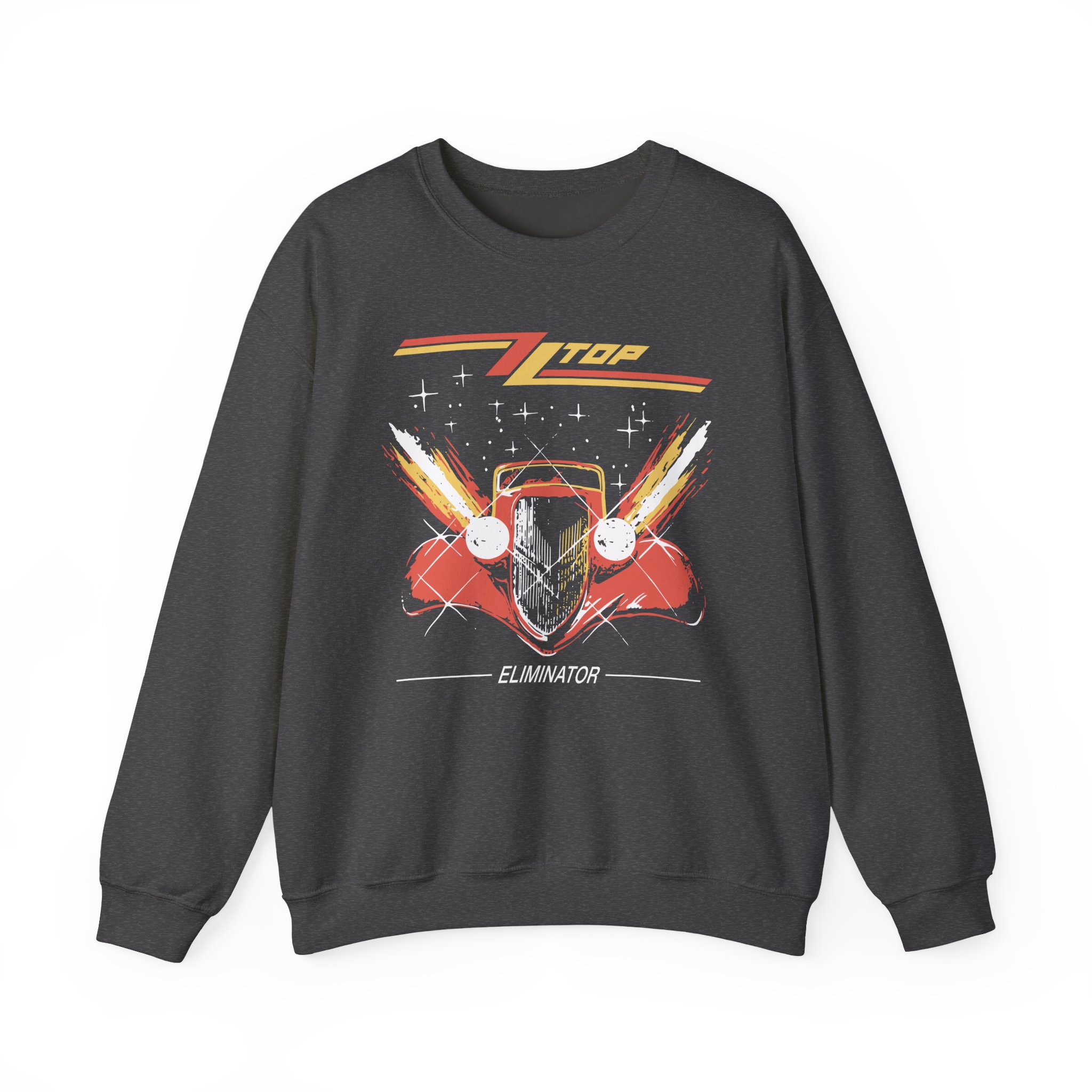 Zz Top Eliminator Illustrated Unisex Heavy Blendâ„¢ Crewneck Sweatshirt