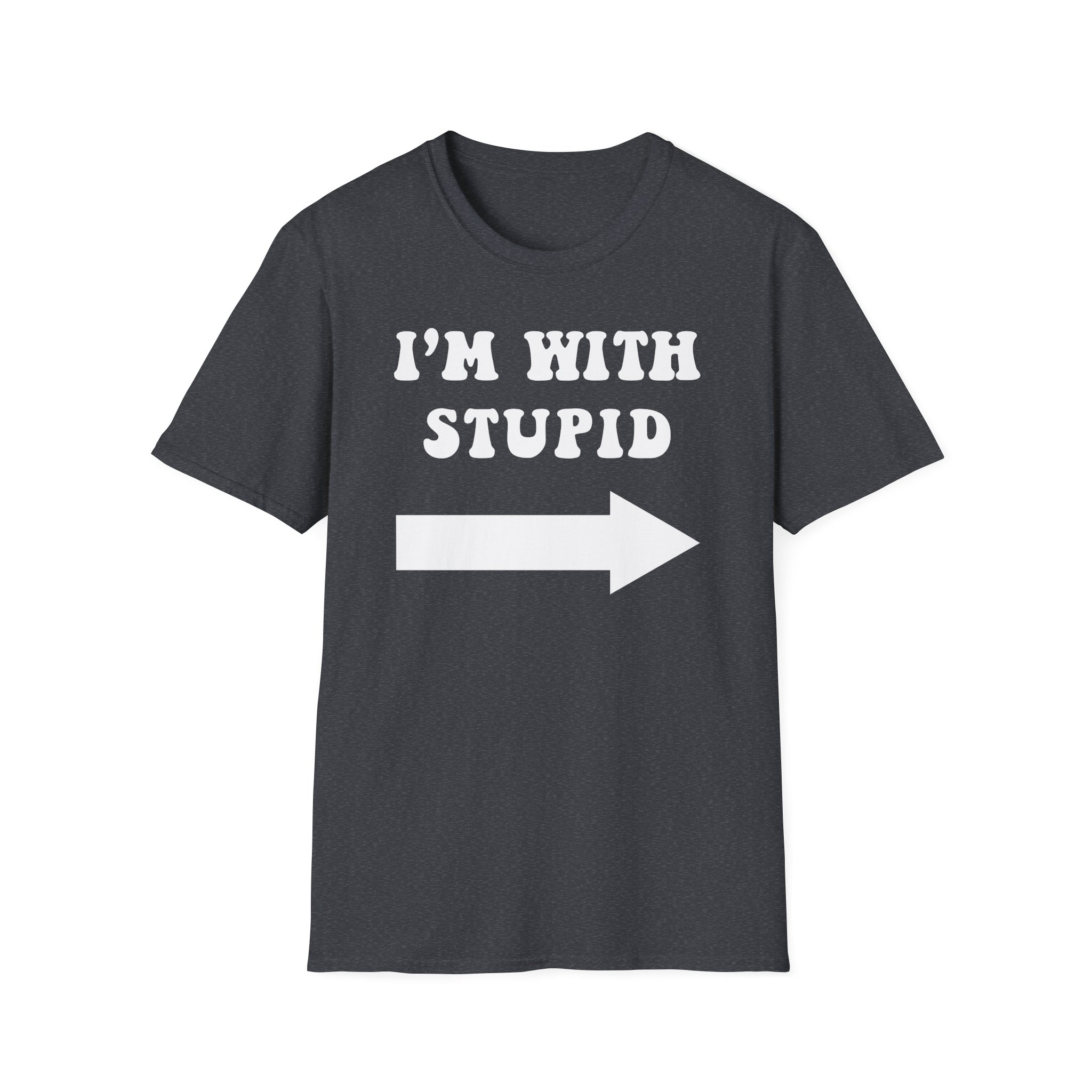 Jimmy Kimmel I'm With Stupid Unisex Softstyle T-Shirt