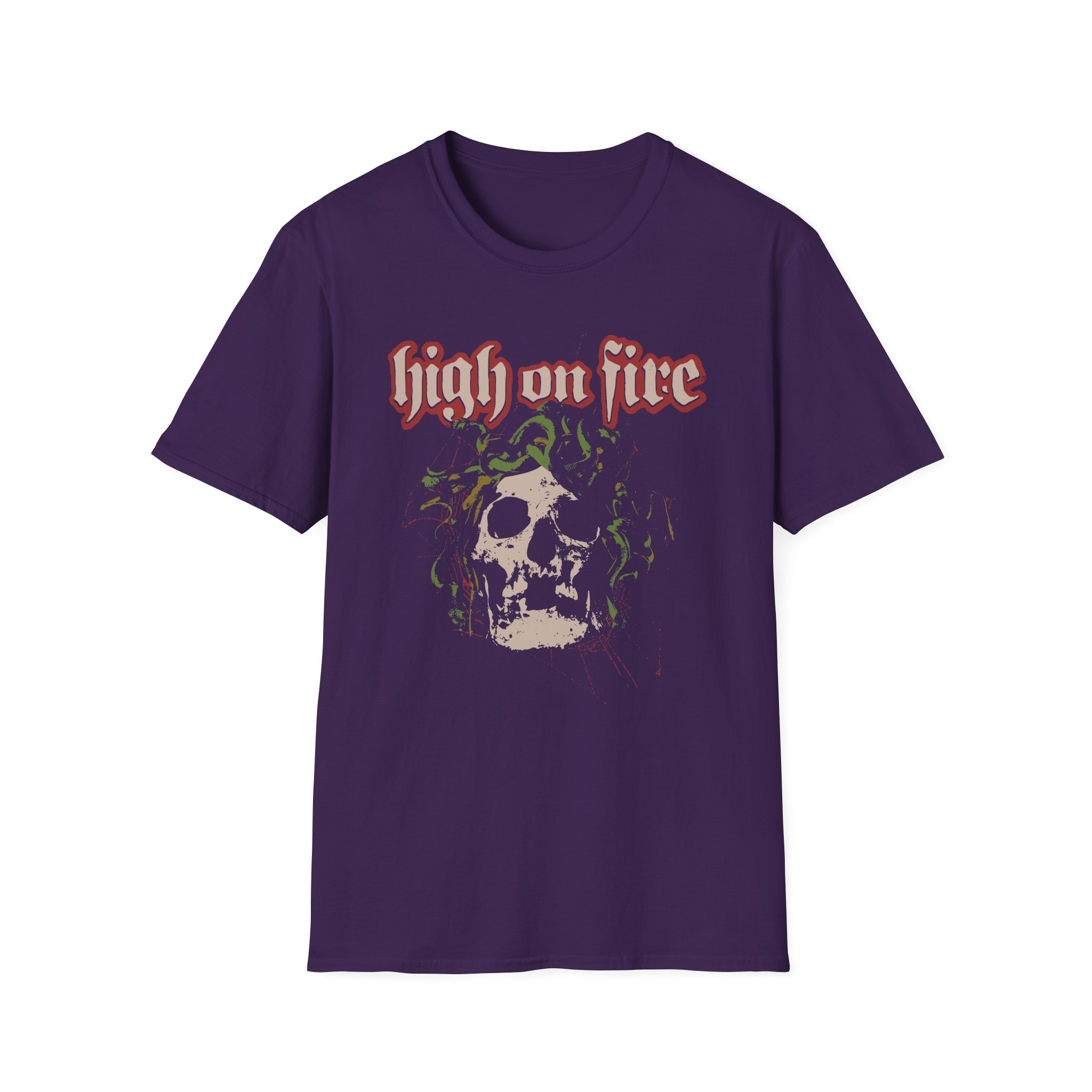 High on Fire Medusa Unisex Softstyle T-Shirt