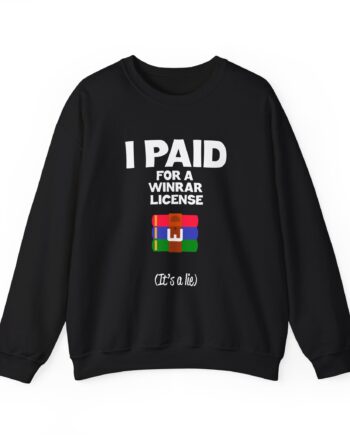 Winrar I Paid for a License Unisex Heavy Blend™ Crewneck Sweatshirt