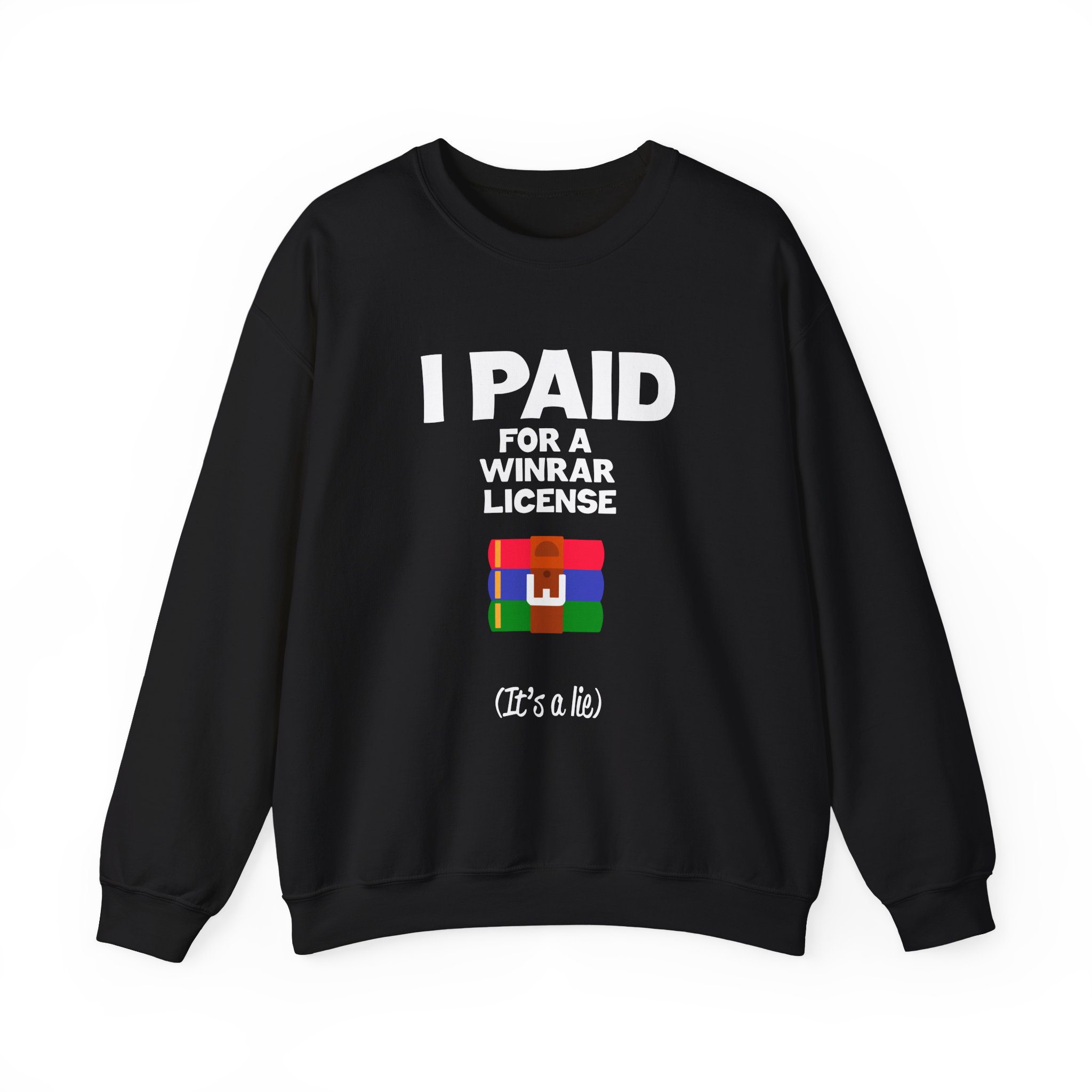 Winrar I Paid for a License Unisex Heavy Blendâ„¢ Crewneck Sweatshirt