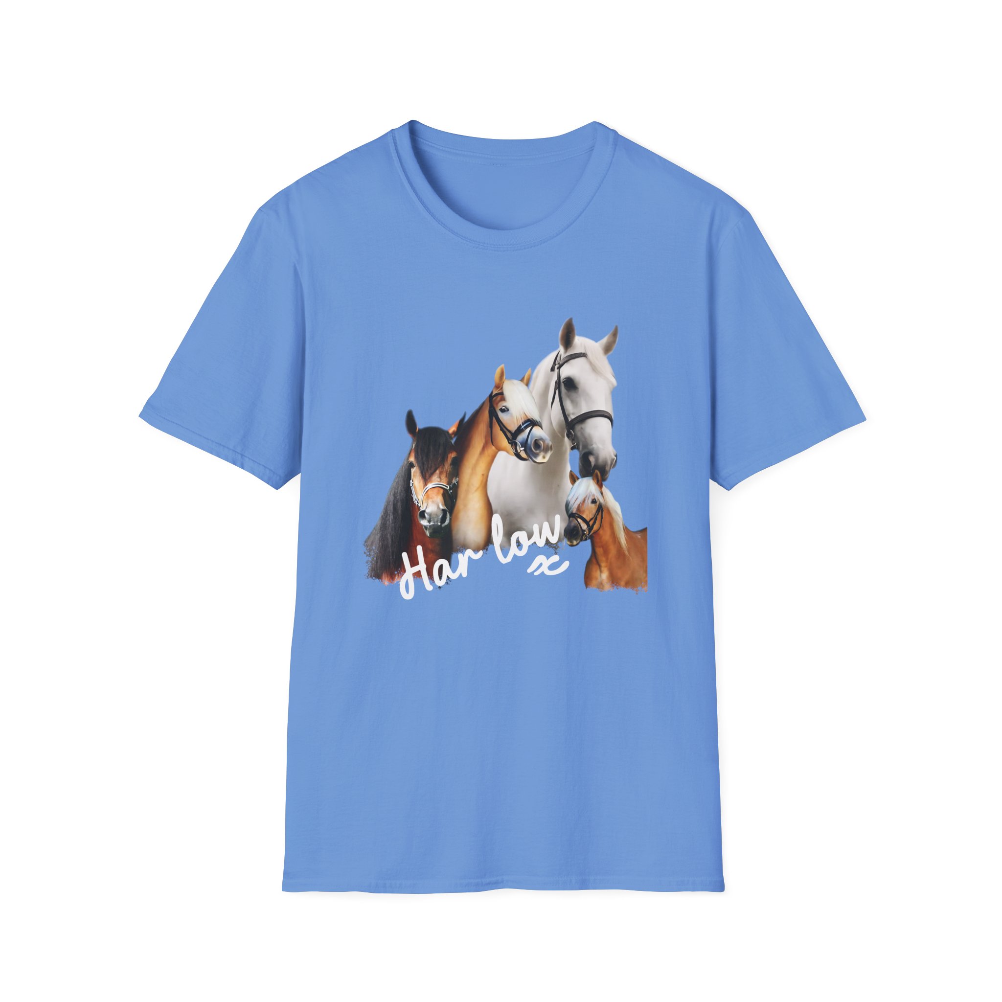 Harlow and Popcorn Unisex Softstyle T-Shirt