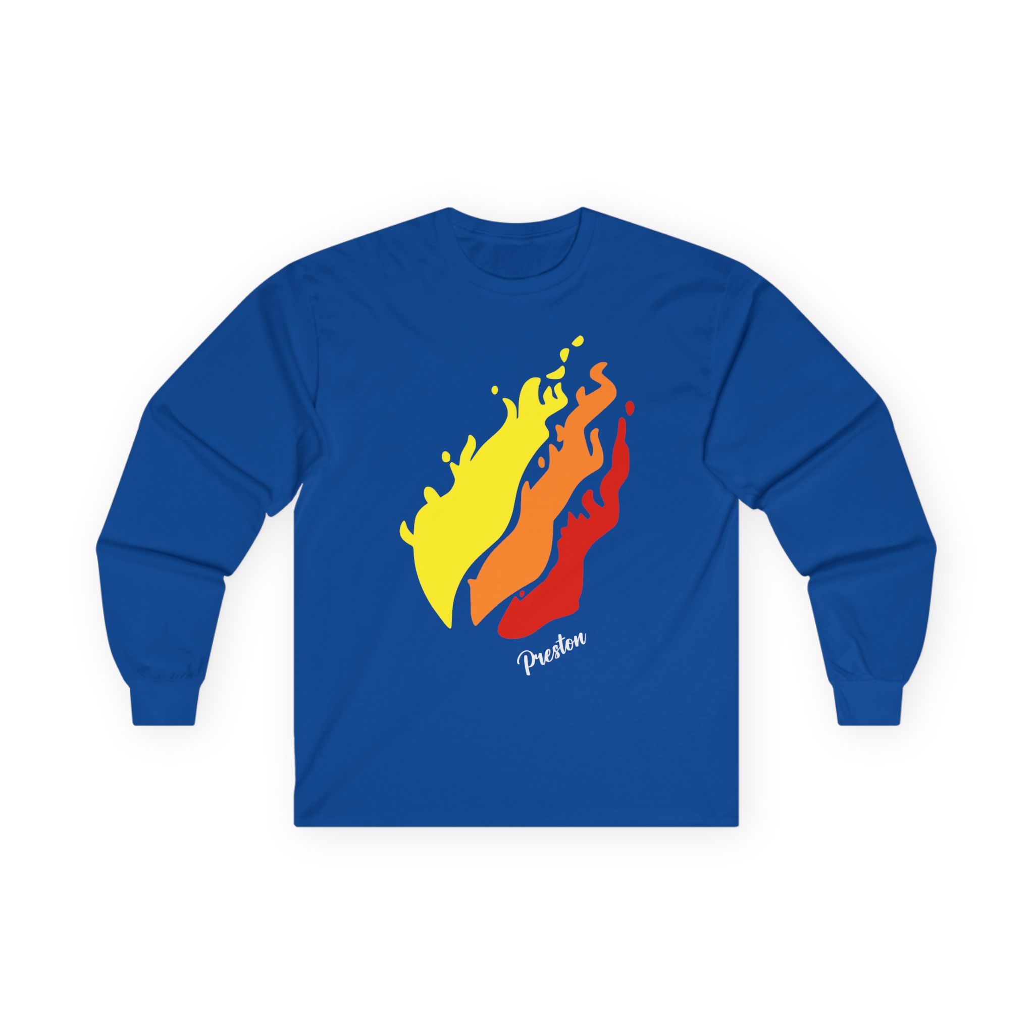 Preston Flame Unisex Ultra Cotton Long Sleeve Tee