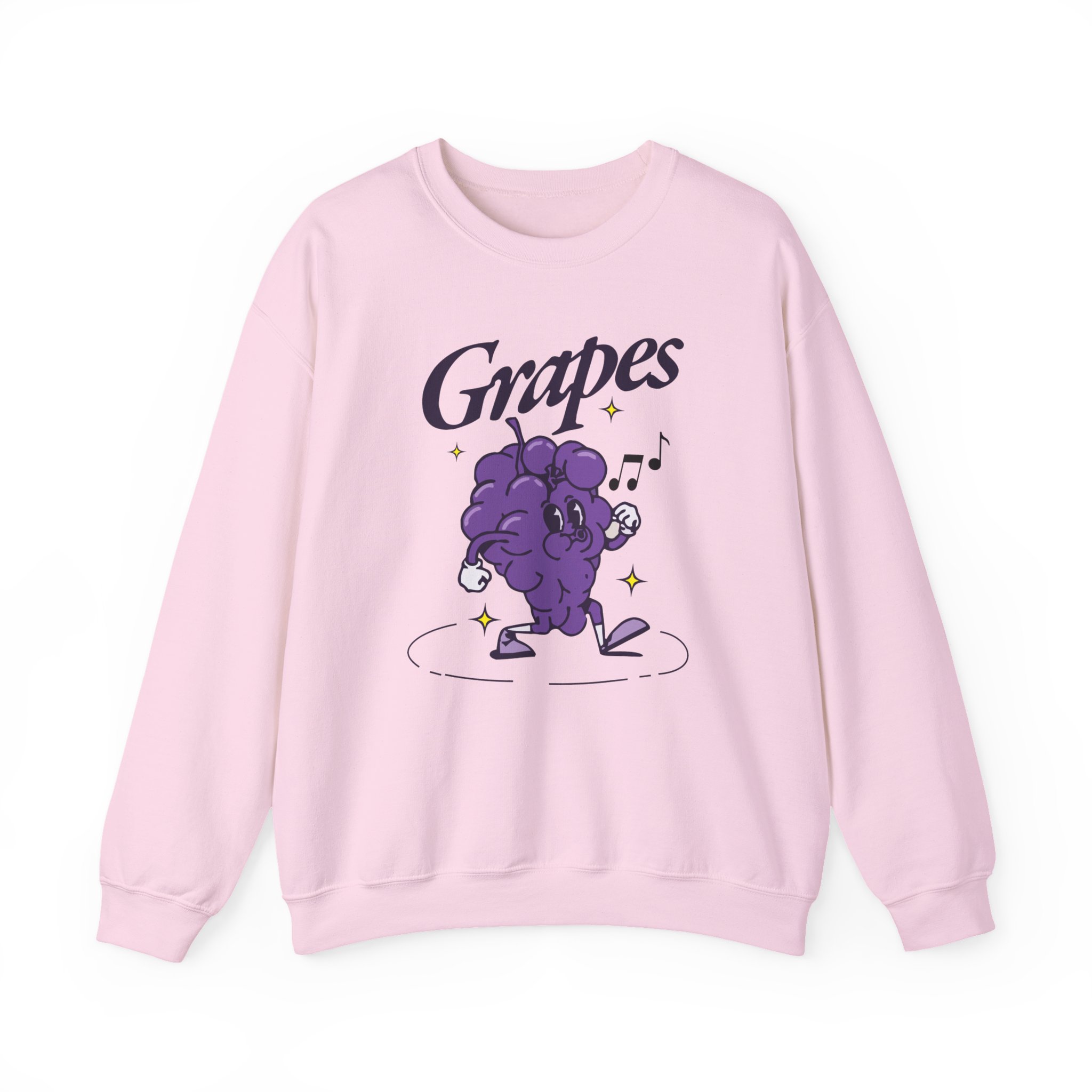 James Marriott Grapes Natural Unisex Heavy Blendâ„¢ Crewneck Sweatshirt