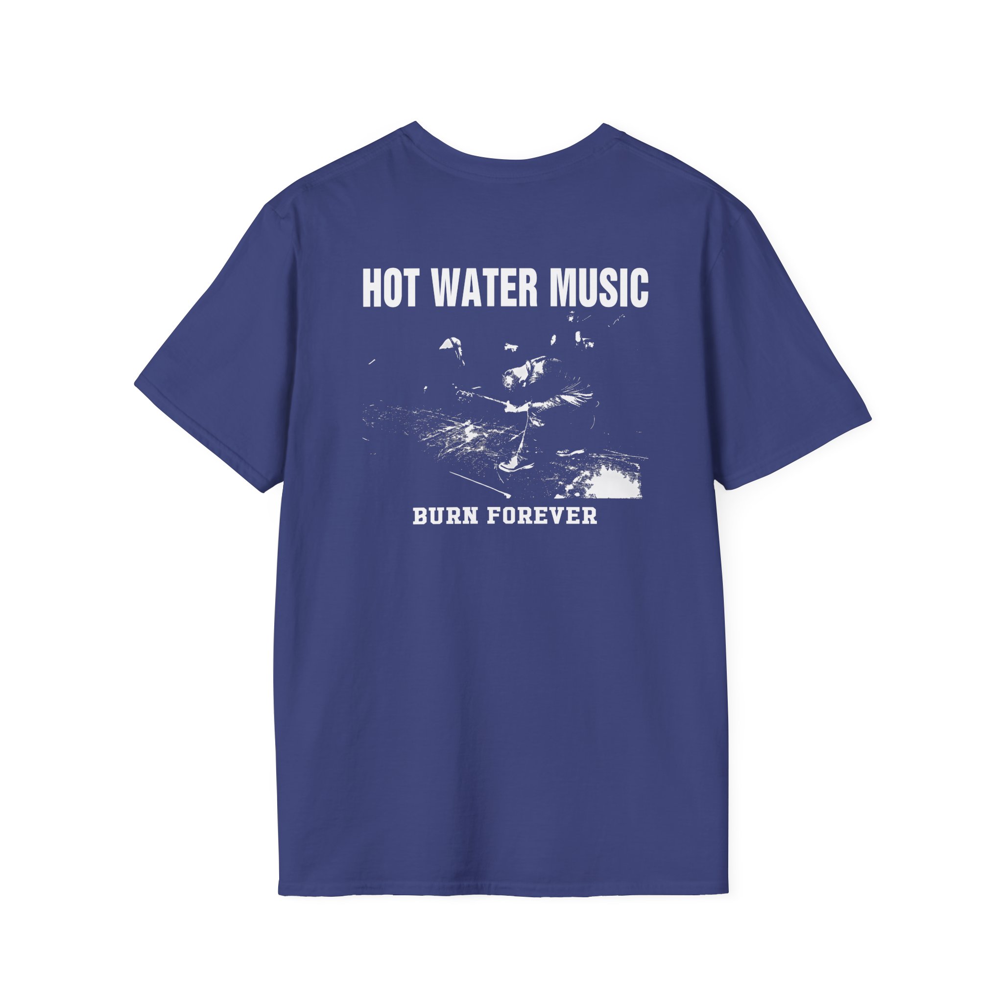 Hot Water Music Burn Forever Unisex Softstyle T-Shirt
