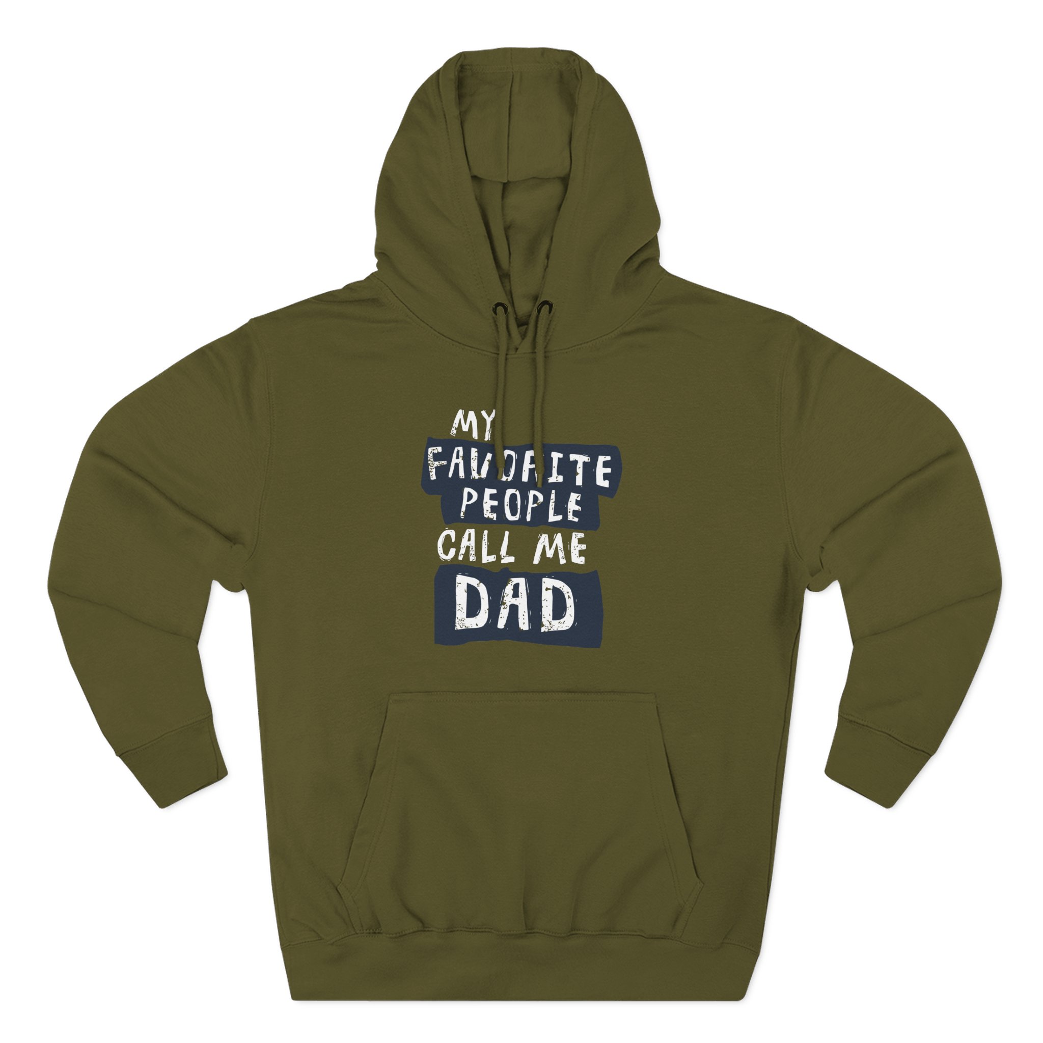 Afroman My Favorite People Call Me Dad Three-Panel Fleece Hoodie