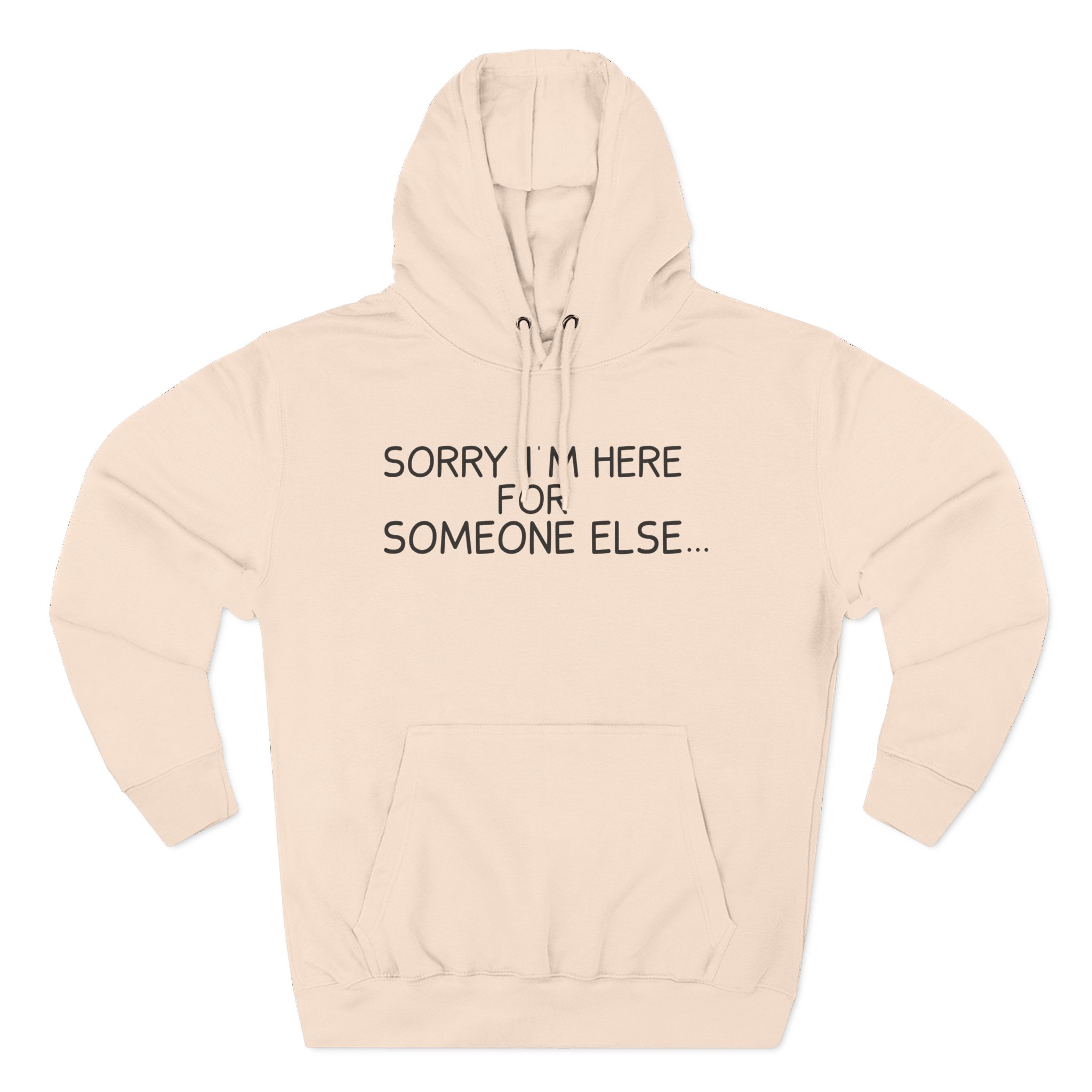 Benson Boone Sorry I'm Here for Someone Else Three-Panel Fleece Hoodie