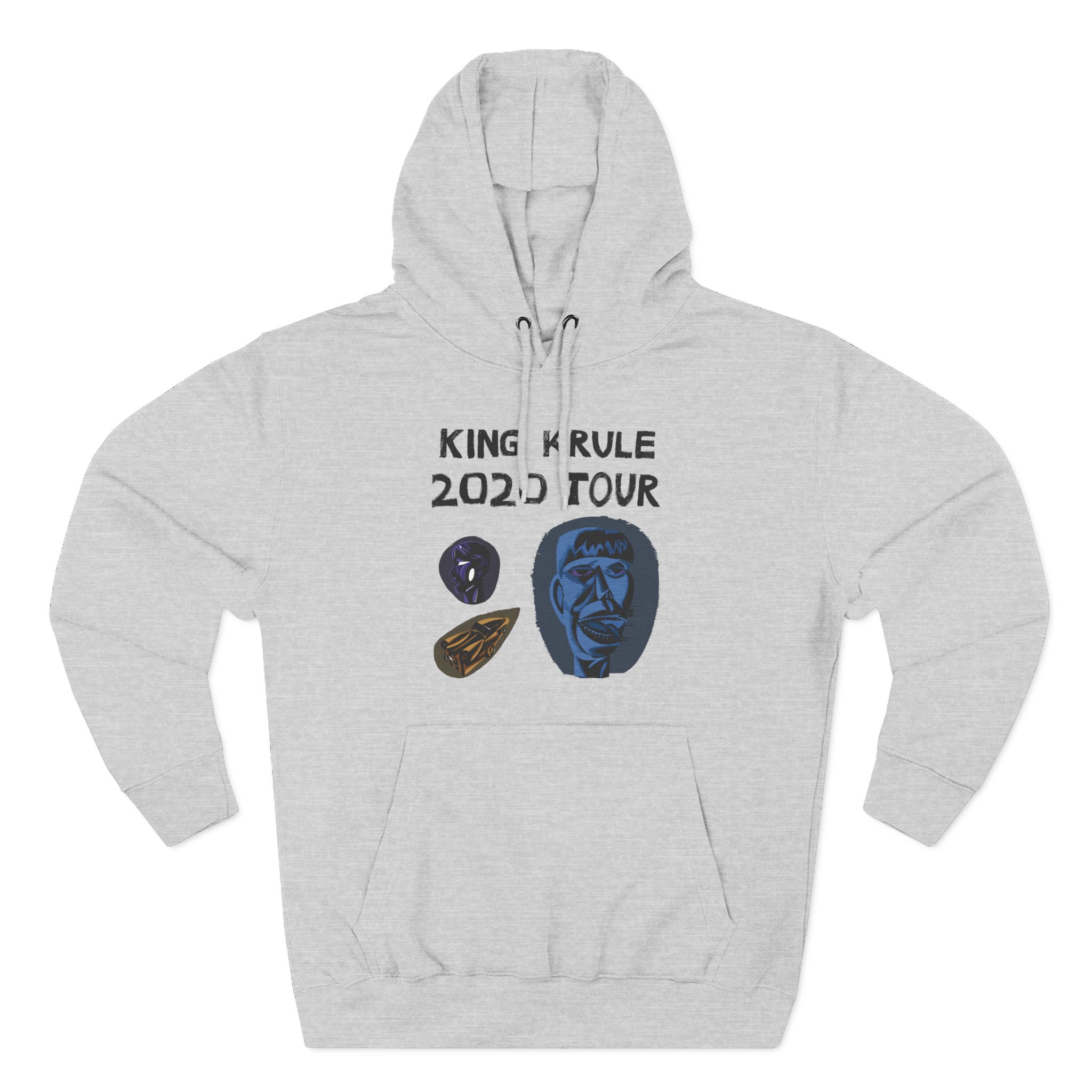 King Krule King Krule Tour Uk Europe Three-Panel Fleece Hoodie