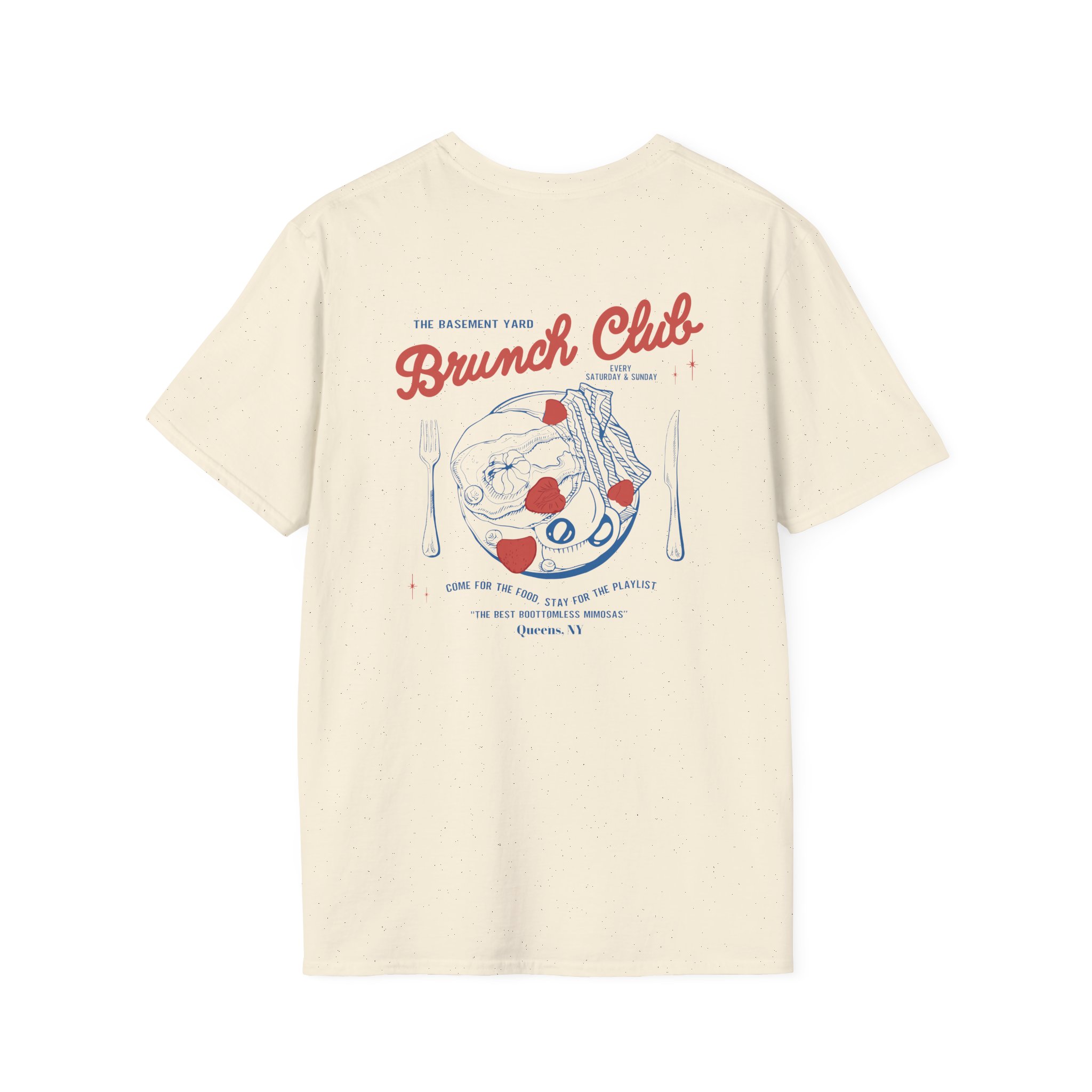 Basement Yard Brunch Club Diner Unisex Softstyle T-Shirt