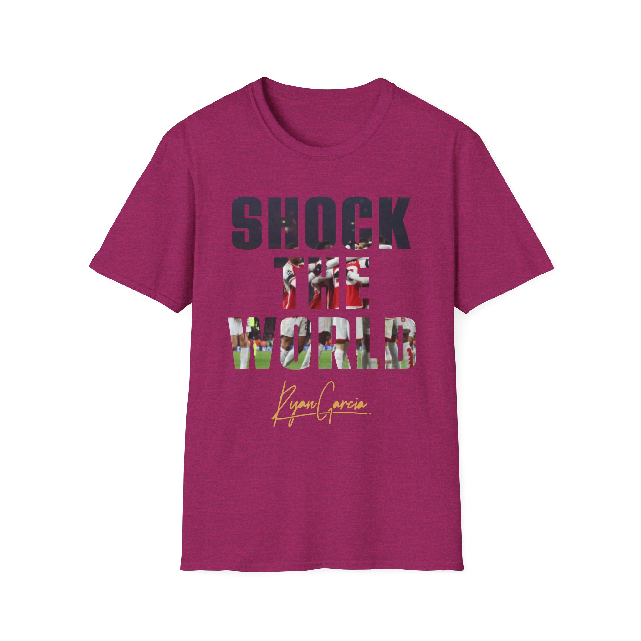 Ryan Garcia shock the world Unisex Softstyle T-Shirt