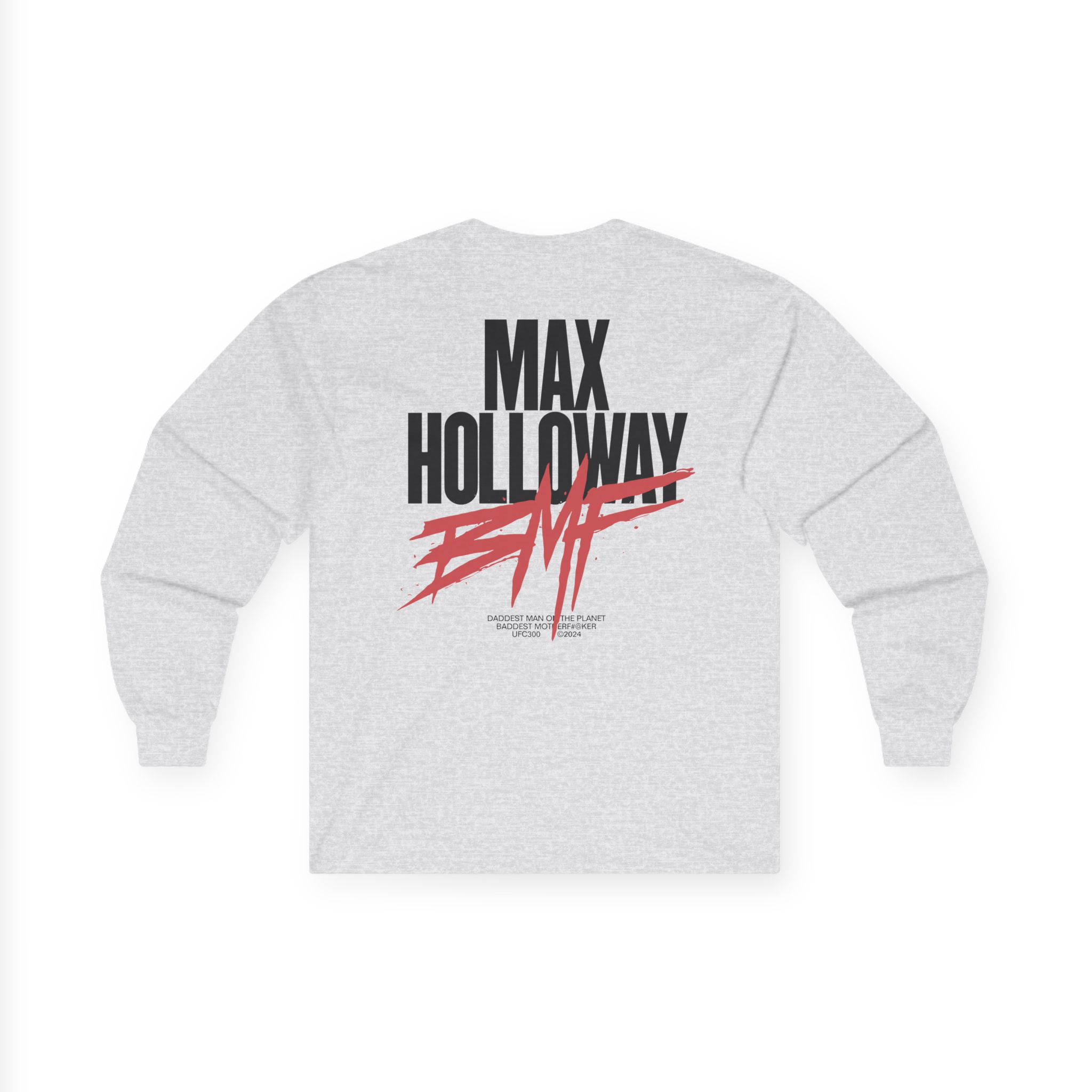 Max Holloway Dmp/bmf Unisex Ultra Cotton Long Sleeve Tee