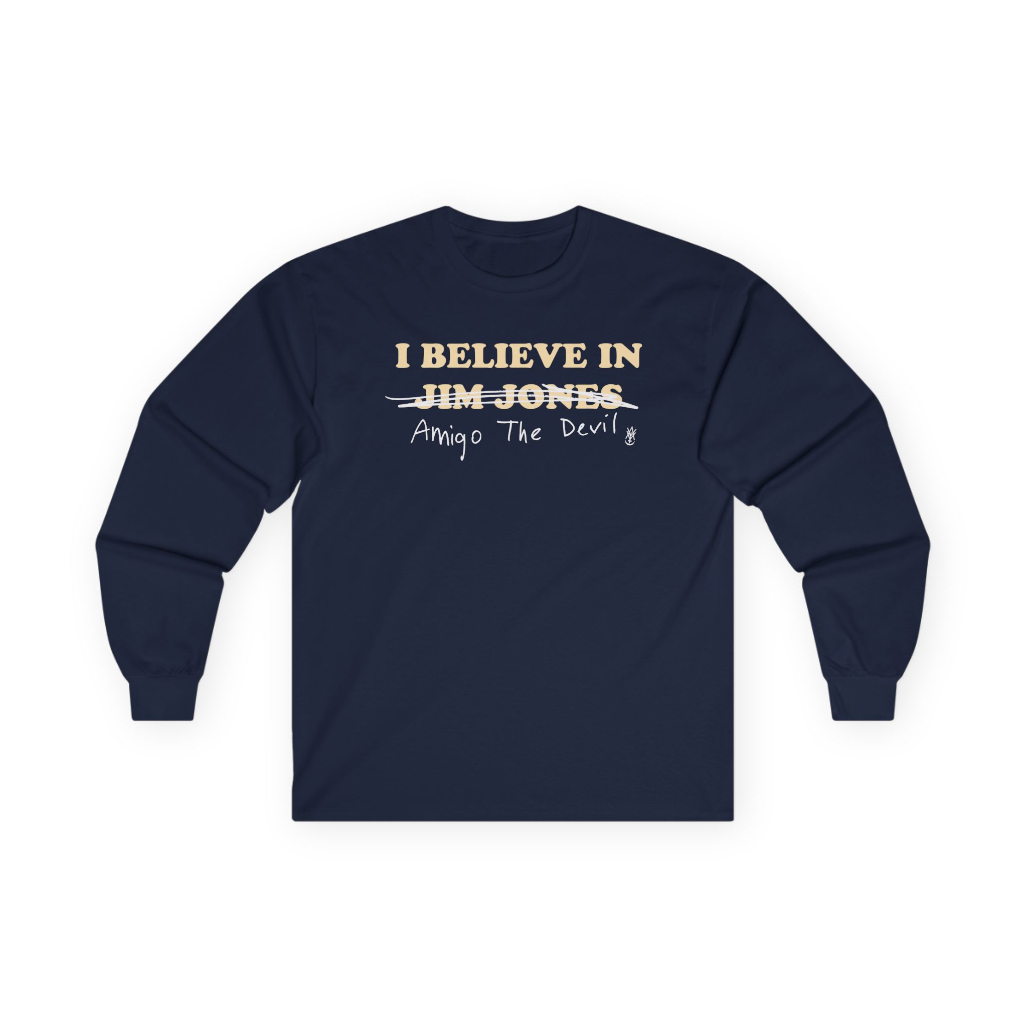 Amigo The Devil I Believe In Jim Jones Unisex Ultra Cotton Long Sleeve Tee