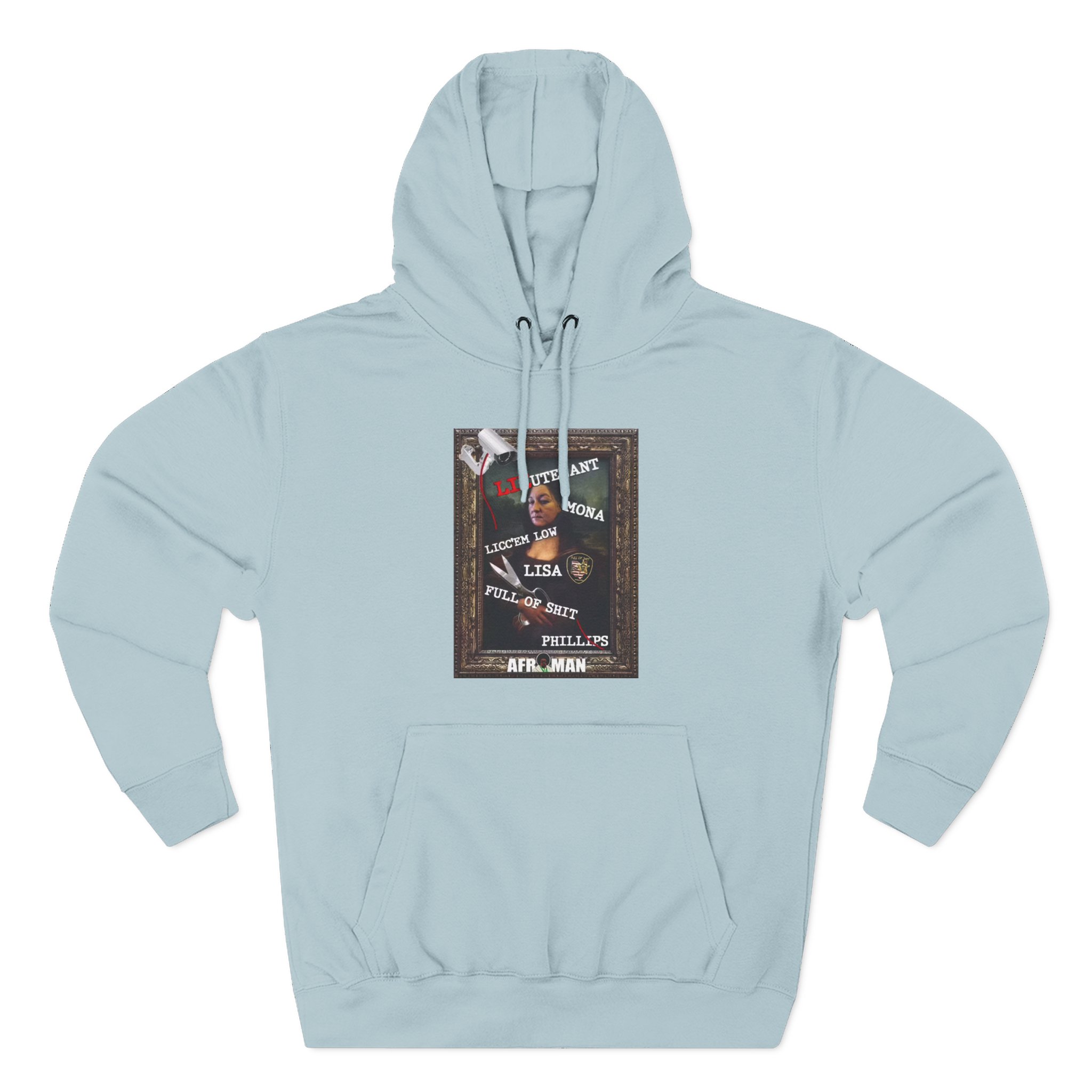 Afroman Lt Licc’em Low Lisa Full of Shit Phillips Three-Panel Fleece Hoodie