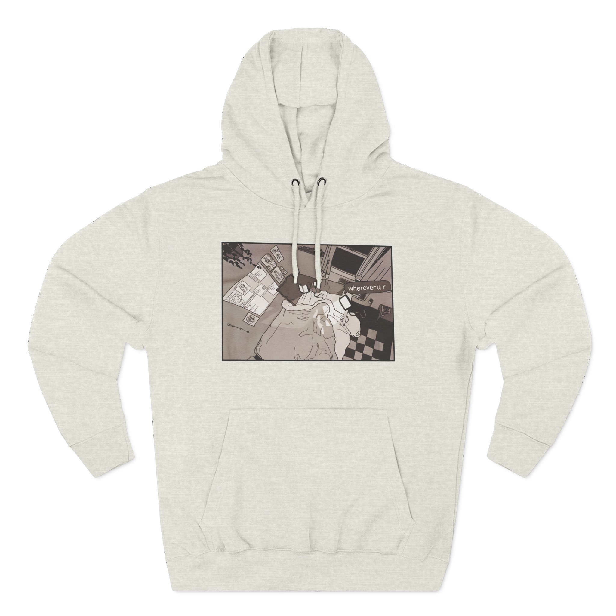 Umi Three-Panel Fleece Hoodie