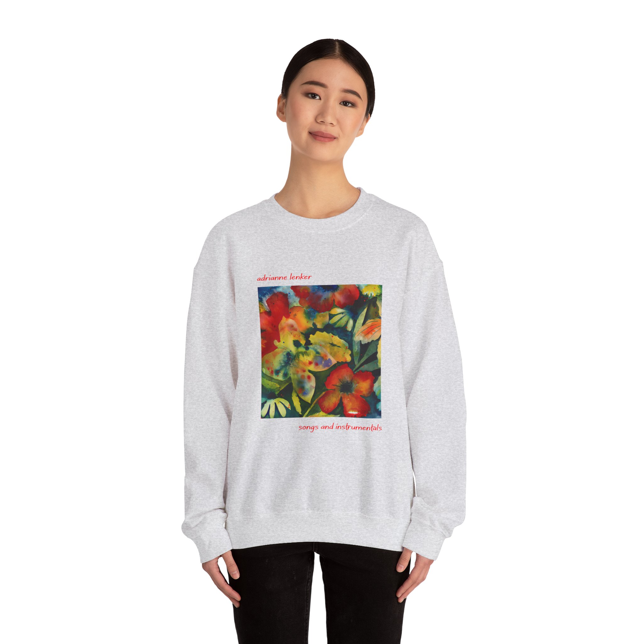 Adrianne Lenker Songs and Instrumentals Unisex Heavy Blend Crewneck Sweatshirt