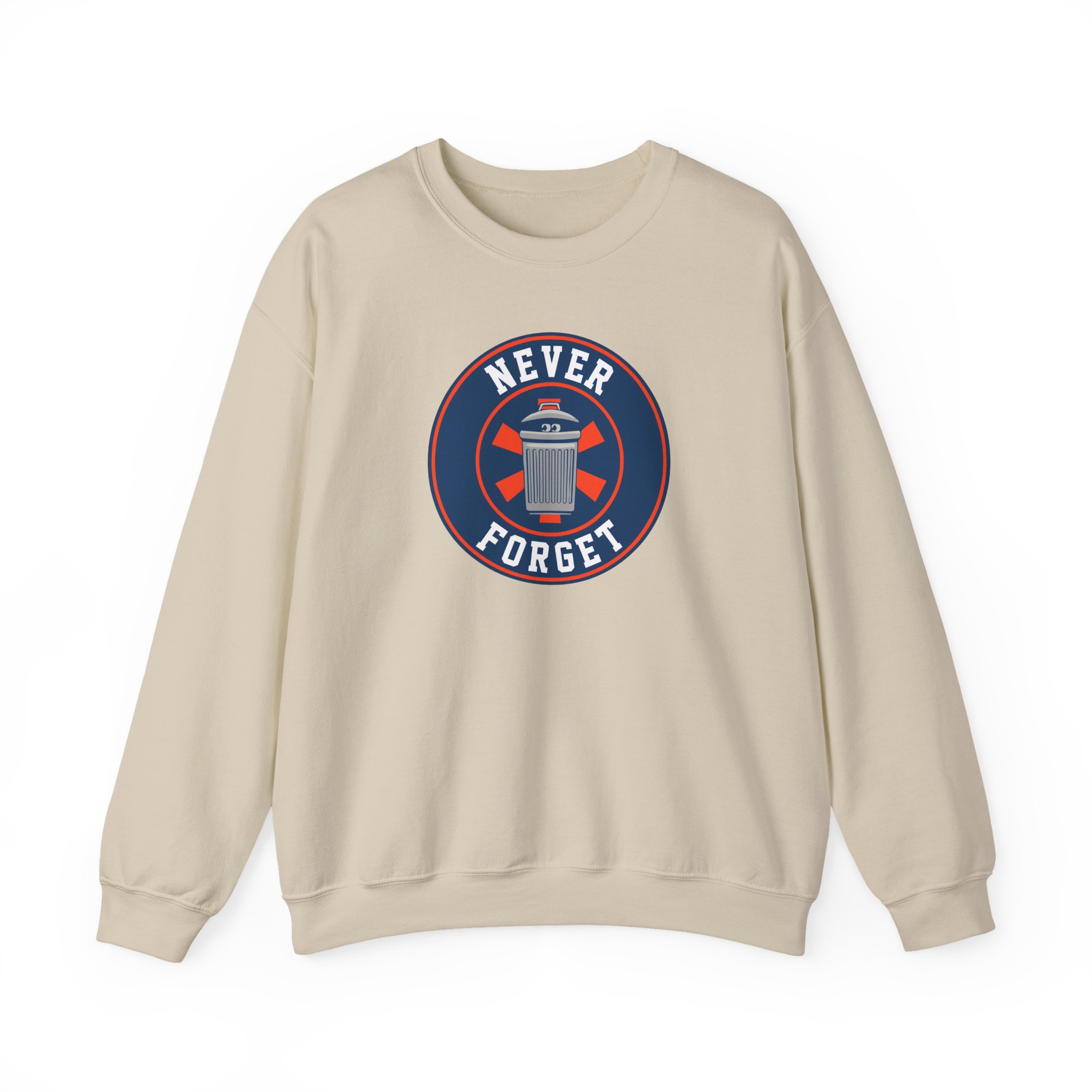 Trevor Bauer Never Forget Unisex Heavy Blendâ„¢ Crewneck Sweatshirt