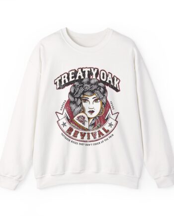 Treaty Oak Revival Rose Unisex Heavy Blend™ Crewneck Sweatshirt