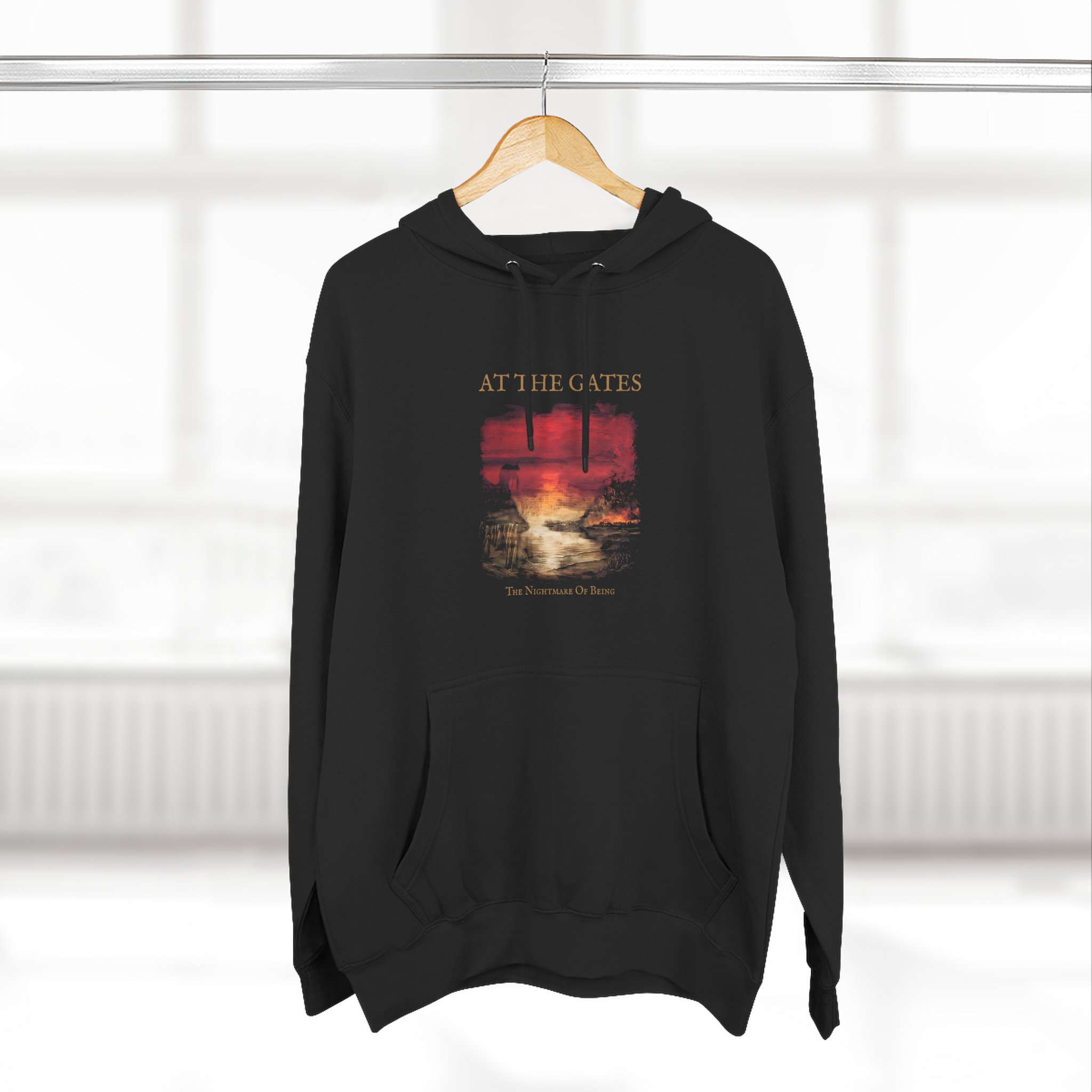 At the Gates the Nightmare of Being Three-panel Fleece Hoodie